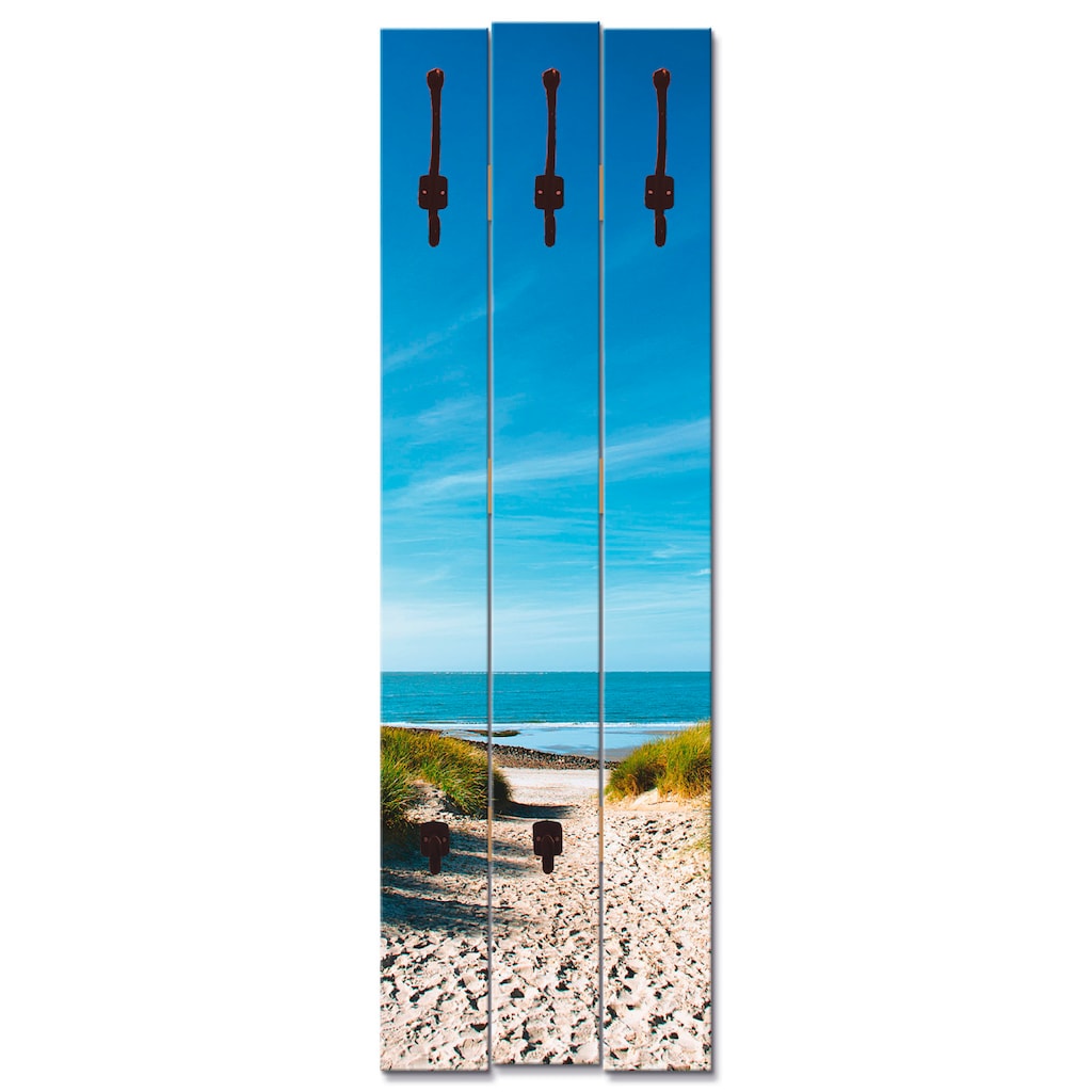Artland Garderobenleiste »Strand mit Sanddünen und Weg zur See«