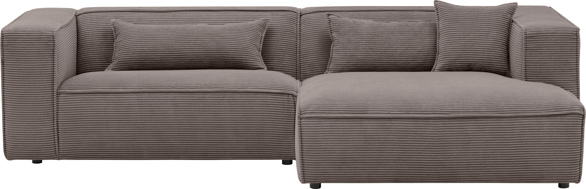LeGer Home by Lena Gercke Ecksofa »PIARA mit Kedernaht, Cord, Leinenoptik o günstig online kaufen