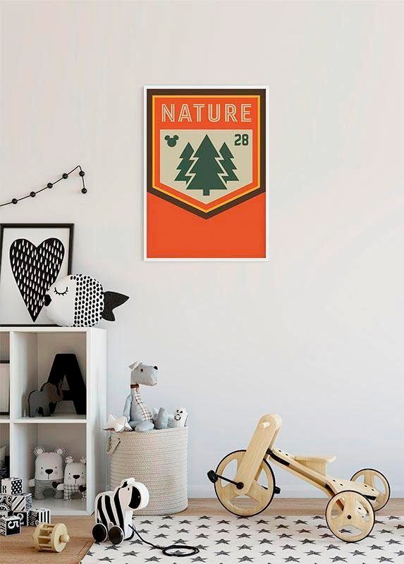 Komar Bild »Mickey Mouse Nature«, Disney, (1 St.), Wandbild zur Dekoration im Kinderzimmer - ohne Rahmen