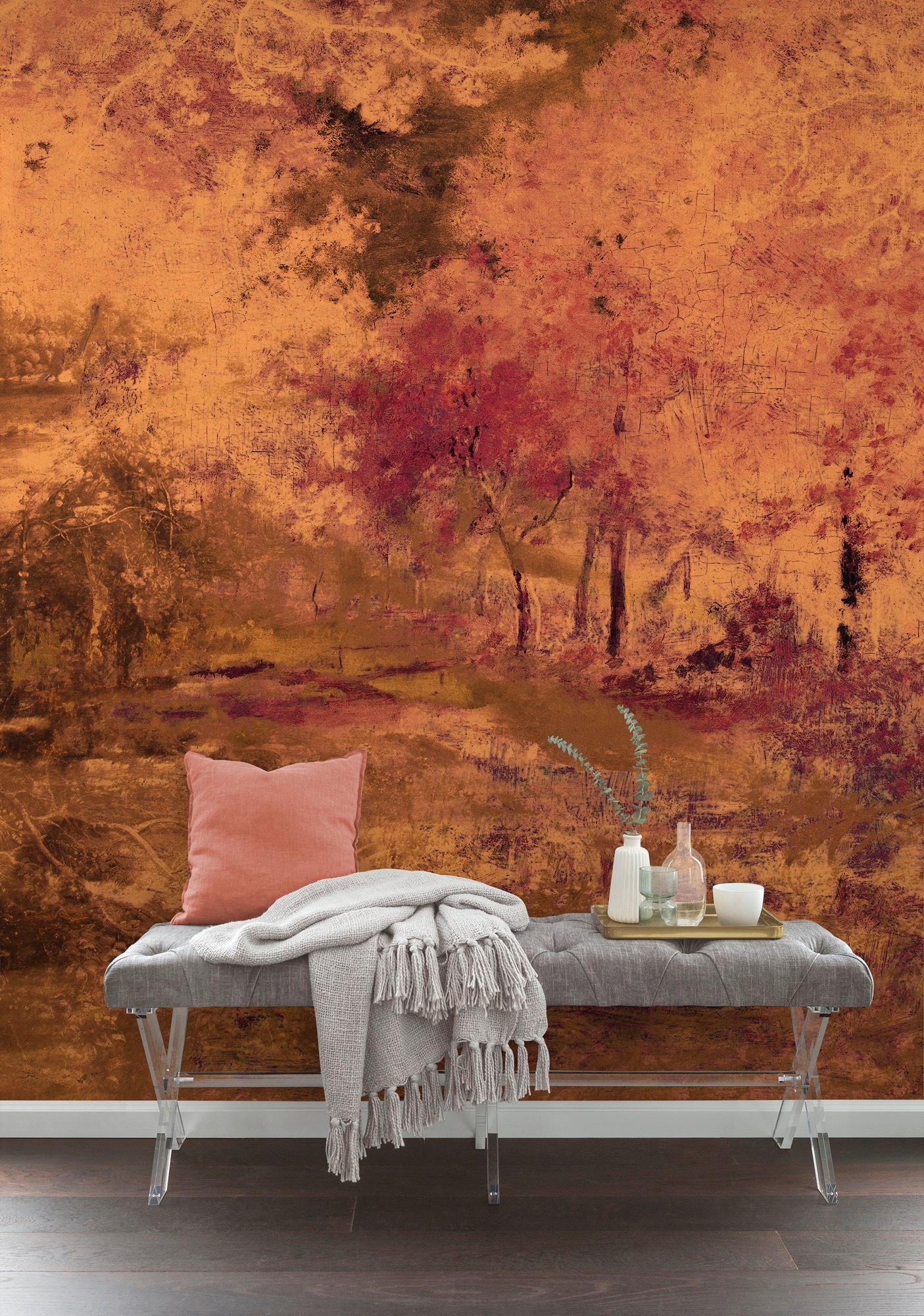 Komar Vliestapete »Digitaldruck Vlies - Autumna - Größe 200 x 280 cm«, bedruckt, Wohnzimmer, Schlafzimmer