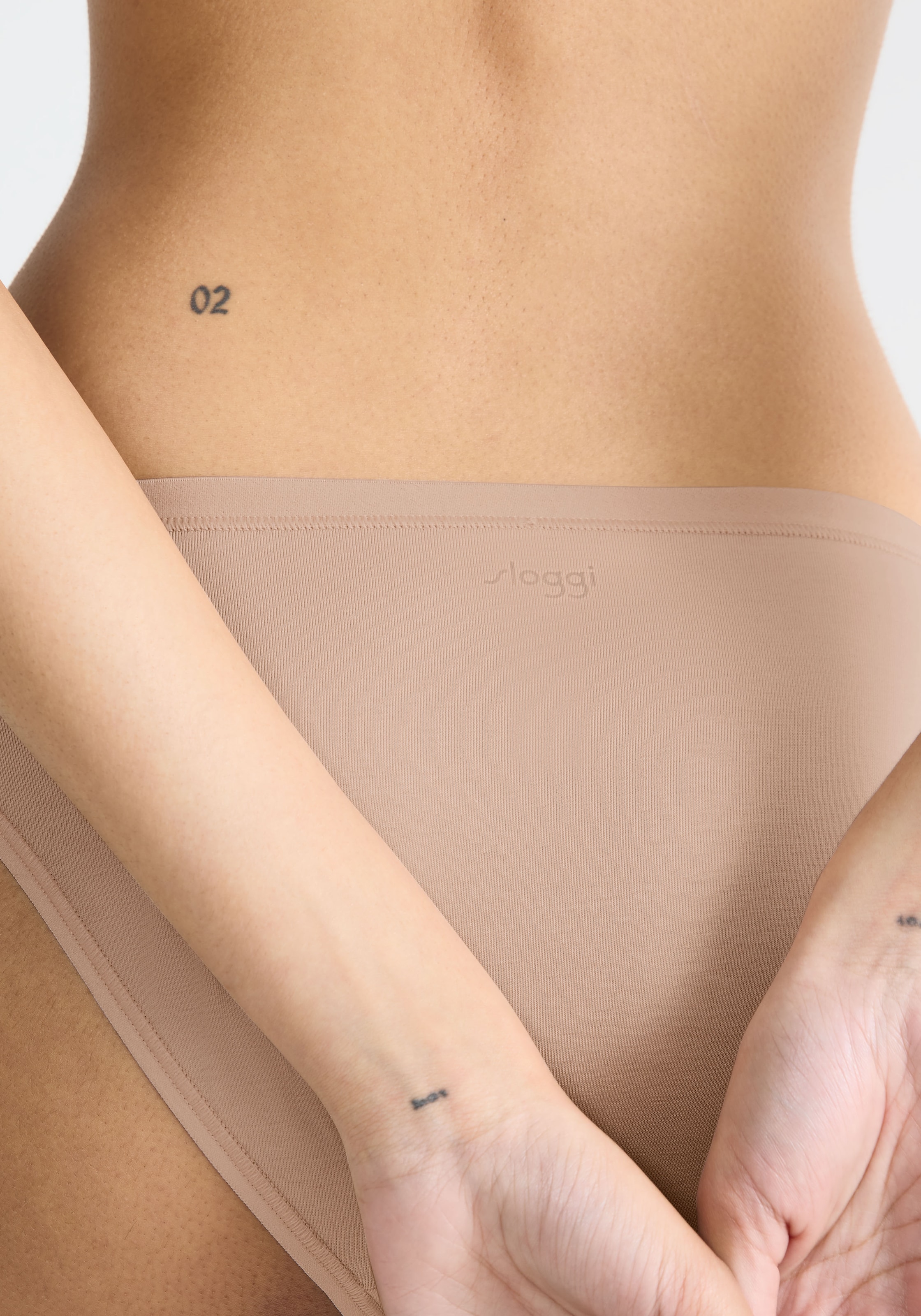sloggi Slip »GO Daily Cotton Mini 3P«, (3er Pack), glanzeffekt Details