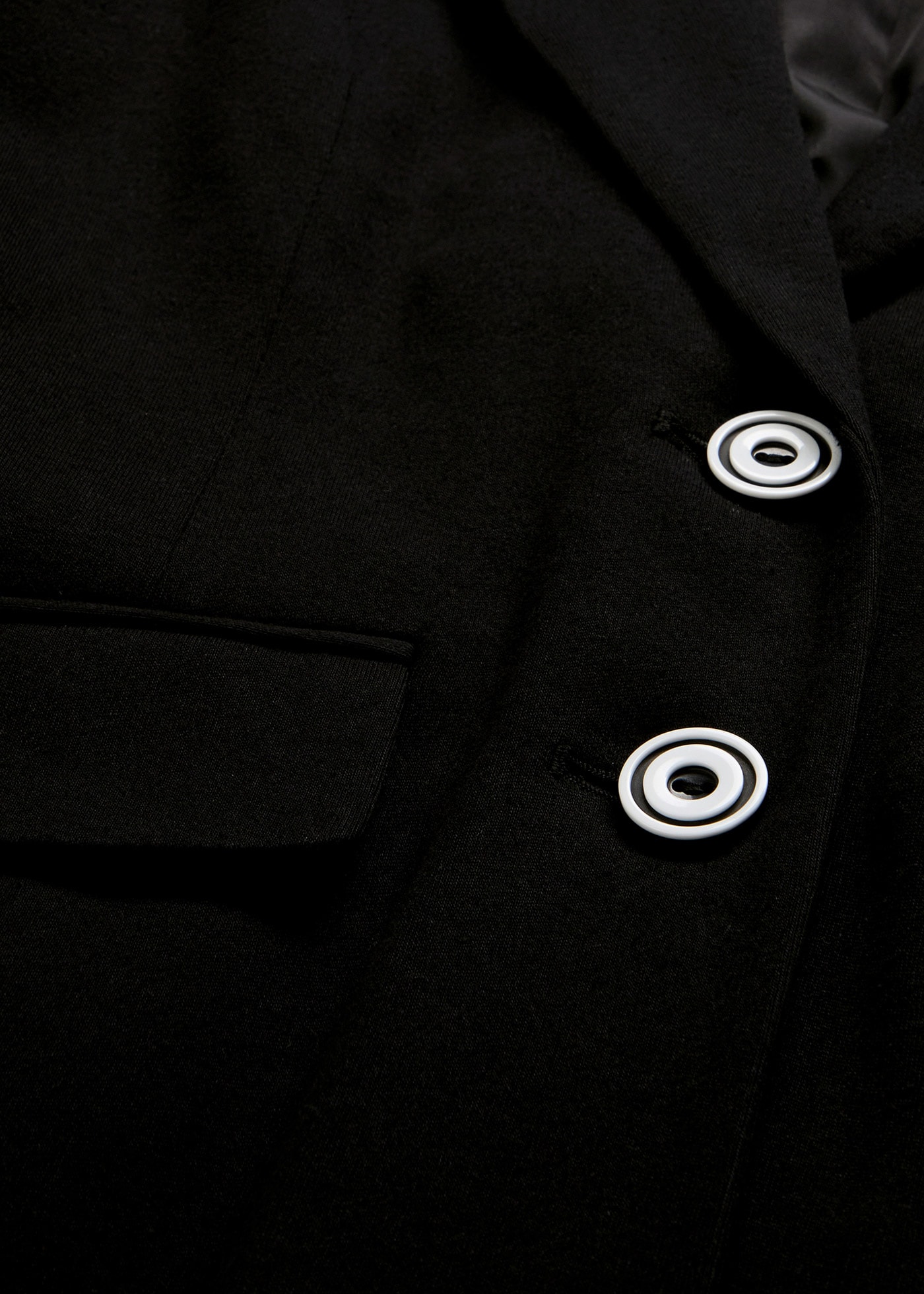 bonprix Jerseyblazer »Baumwoll-Blazer mit gestreiften Details« Baumwoll-Blazer mit gestreiften Details