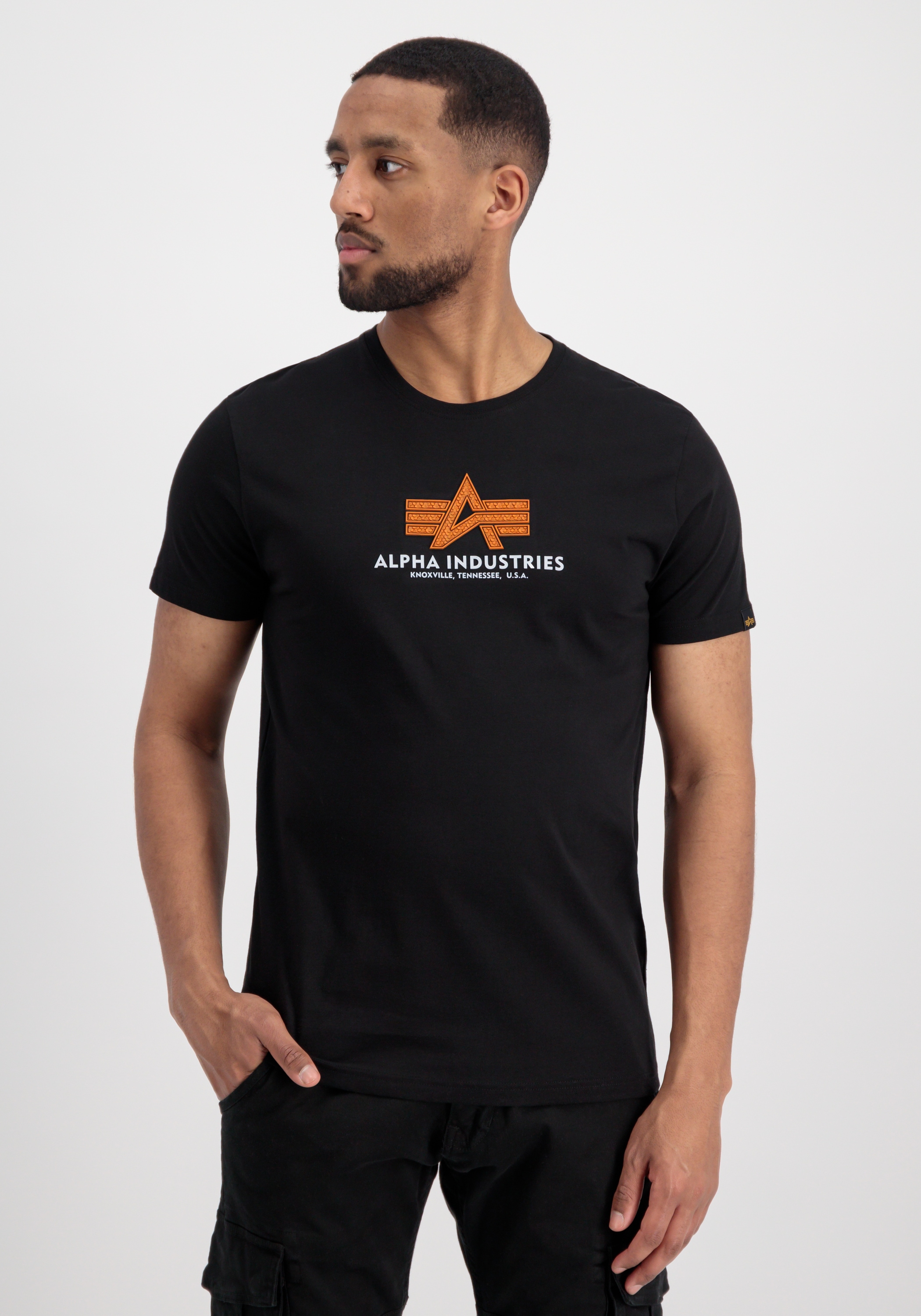 Rubber« Alpha Basic T T-Shirt Men Industries T-Shirts »Alpha bestellen Industries -