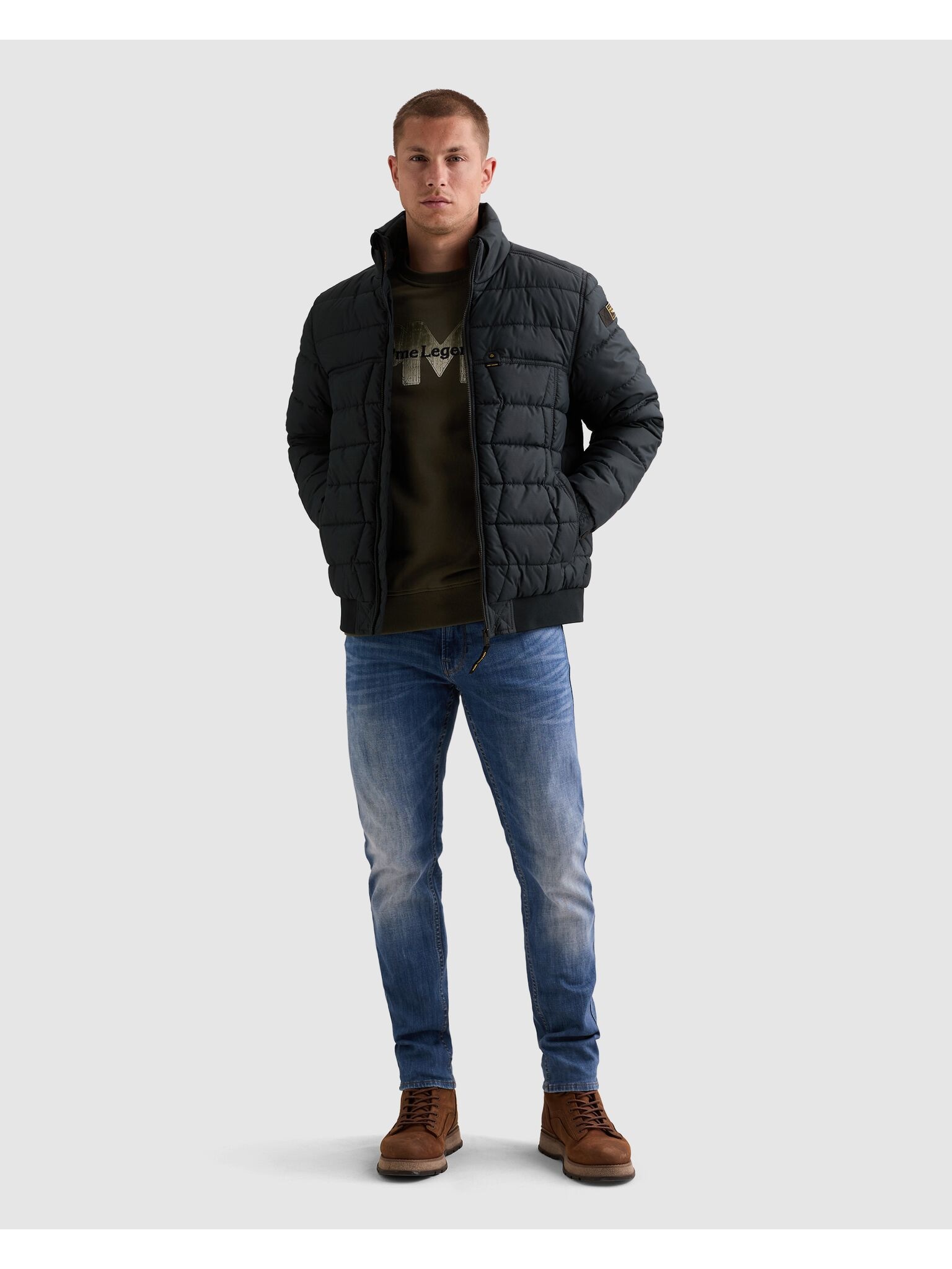 PME LEGEND Blouson in gesteppter Optik, wasserabweisend