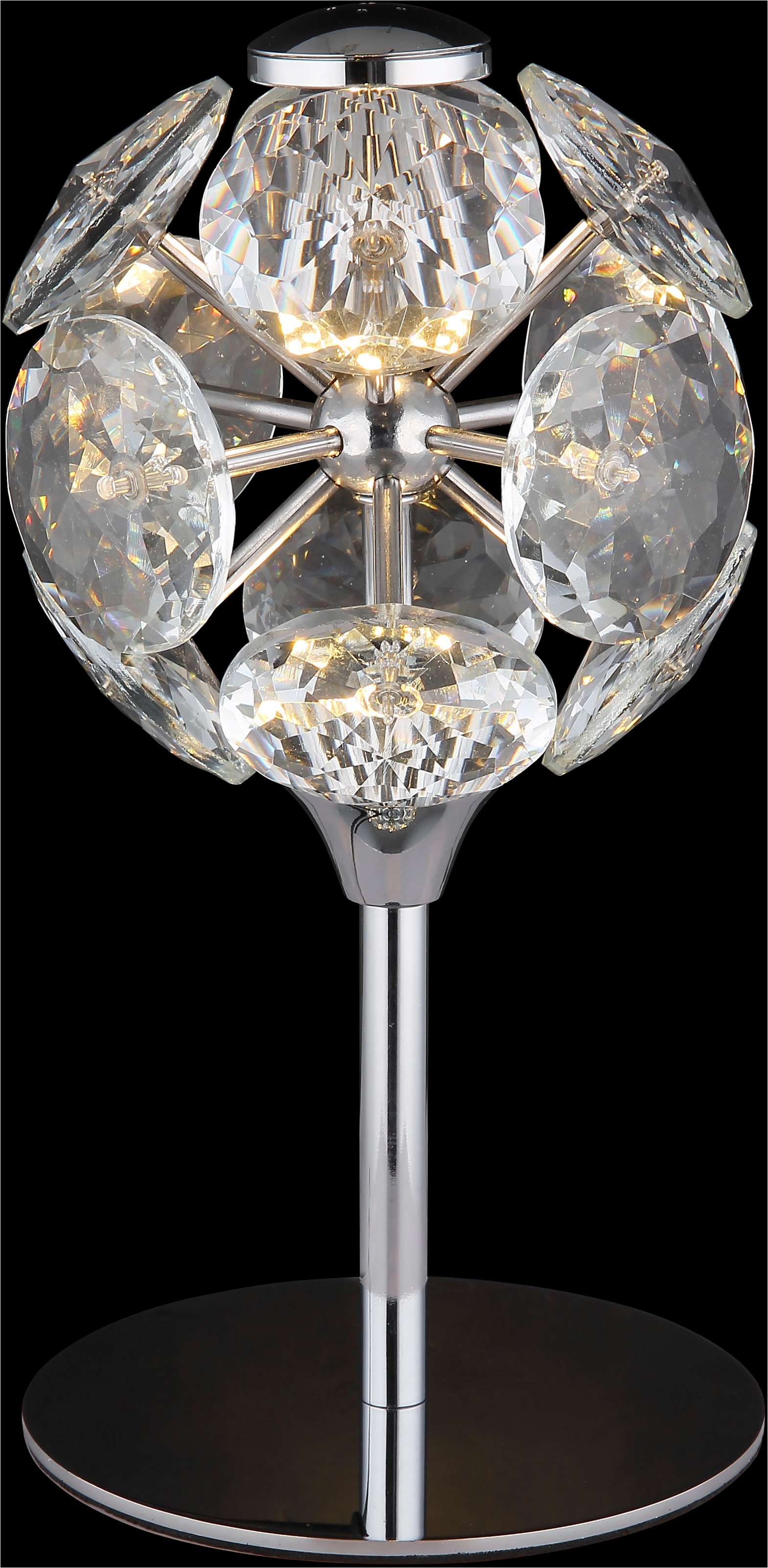 GLOBO LIGHTING Tischleuchte »VIRINA« LED-Modul 1 Stk. Warmweiß Tischlampe Nachttischlampe Deko-Tischleuchte Schlafzimmer