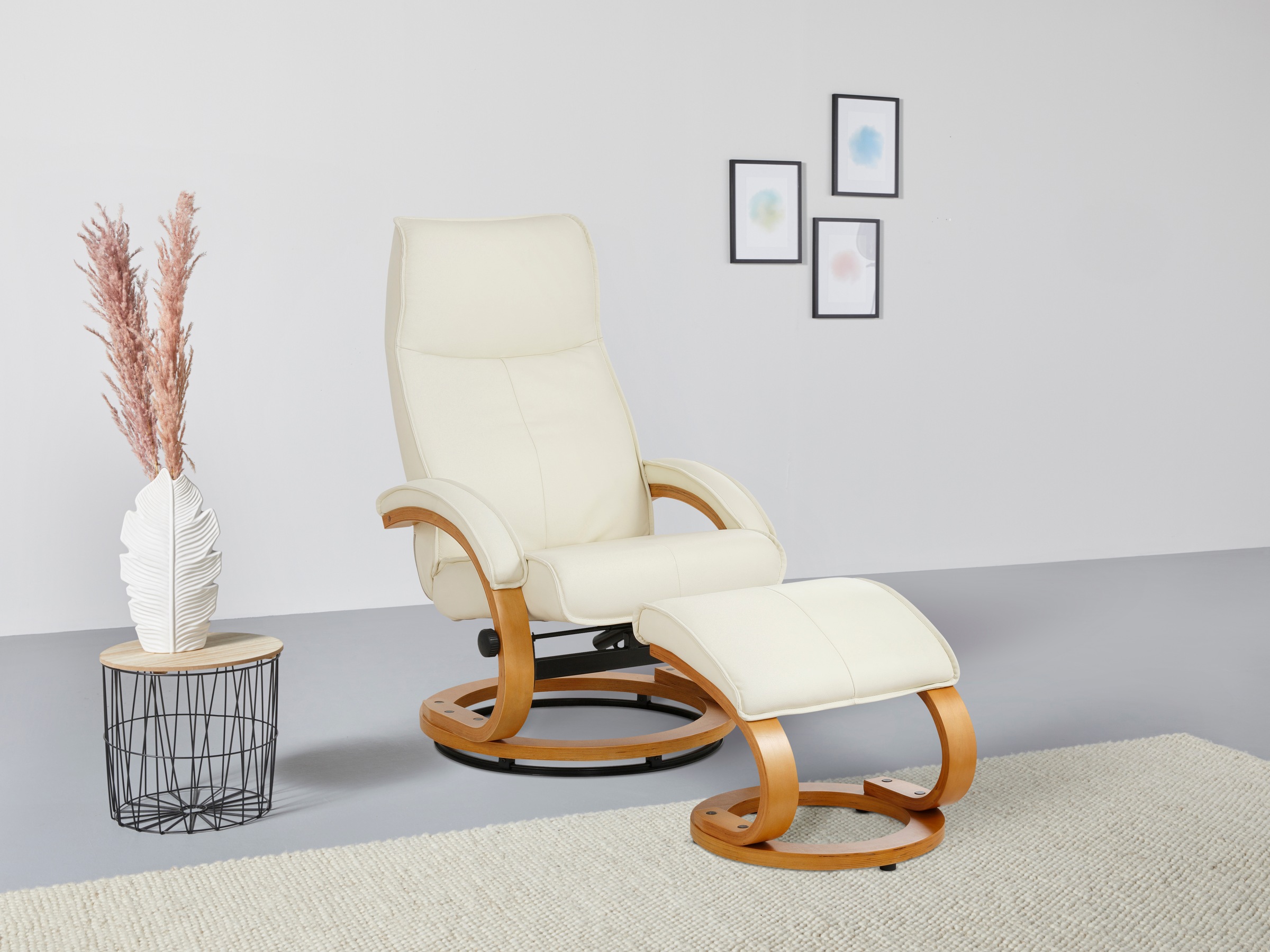 Home affaire Relaxsessel »Paris, TV-Sessel mit Hocker und manueller Liegefu günstig online kaufen