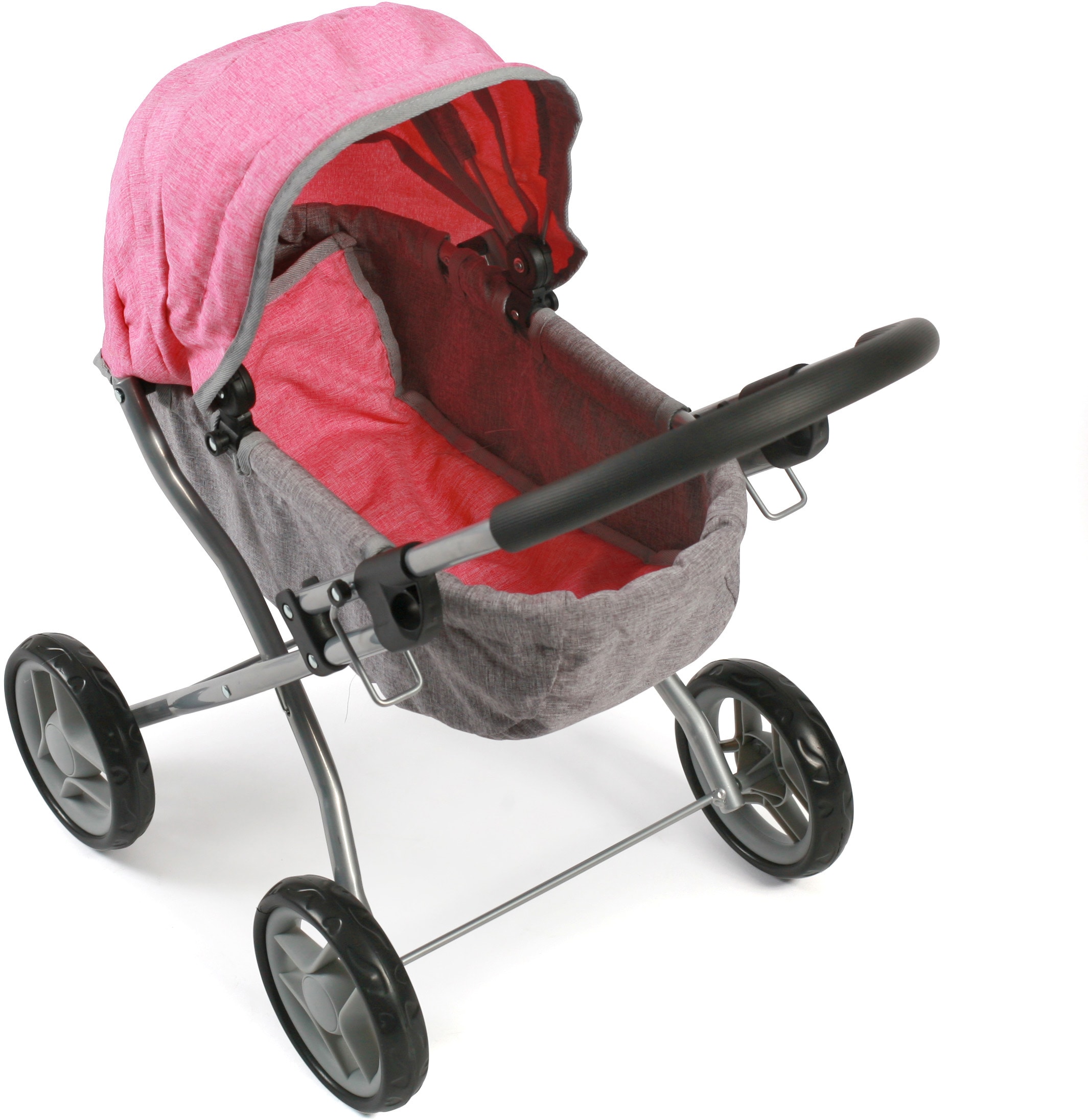 CHIC2000 Puppenwagen »Lilli, Melange Pink«, zusammenklappbar