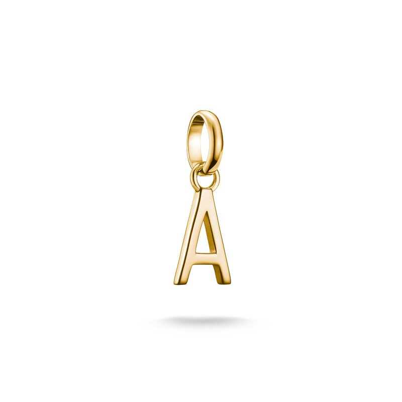 THOMAS SABO Charm Buchstabe »Charm Alphabet/Buchstabe - Connect« gelbgoldfarben Charm Alphabet A-Z – Connect
