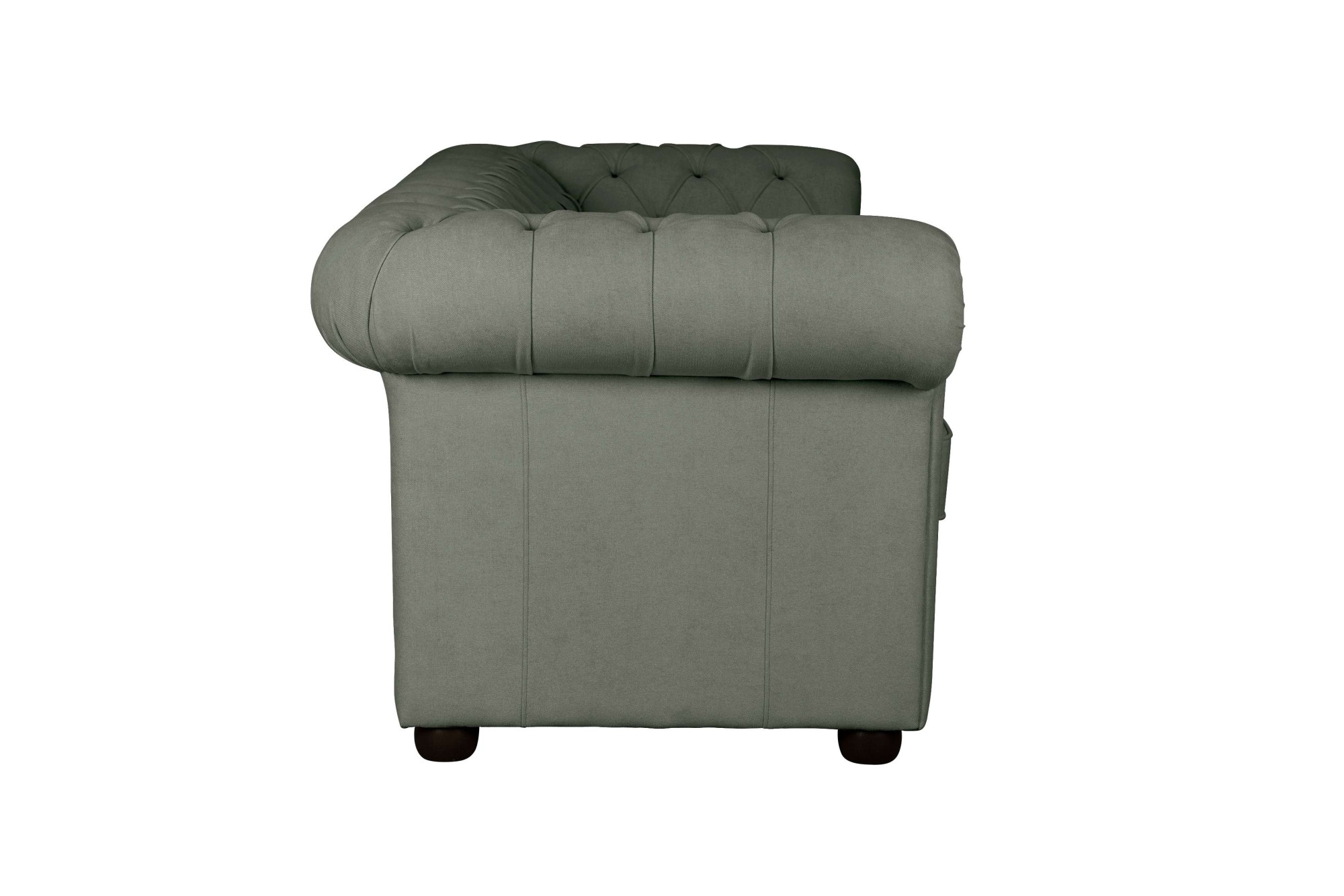 Home affaire 3-Sitzer »CHARENTE, optionale Schlafsofa, Chesterfield-Sofa, Bettfunktion«, mit edler Knopfheftung und typischen Armlehnen, B/T/H 198/89/74 cm