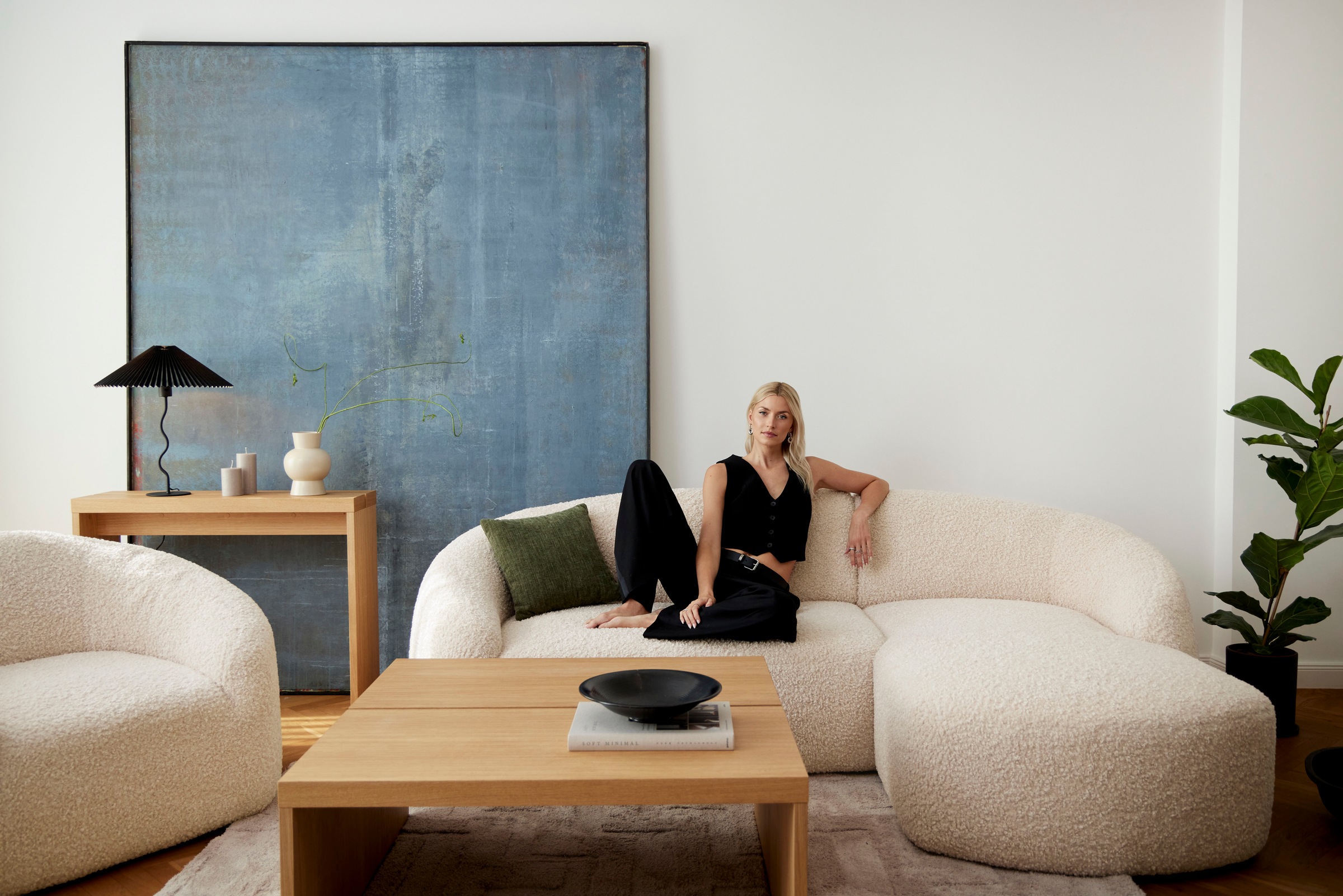 LeGer Home by Lena Gercke Ecksofa »L-Form, Designersofa, organische Form, M günstig online kaufen