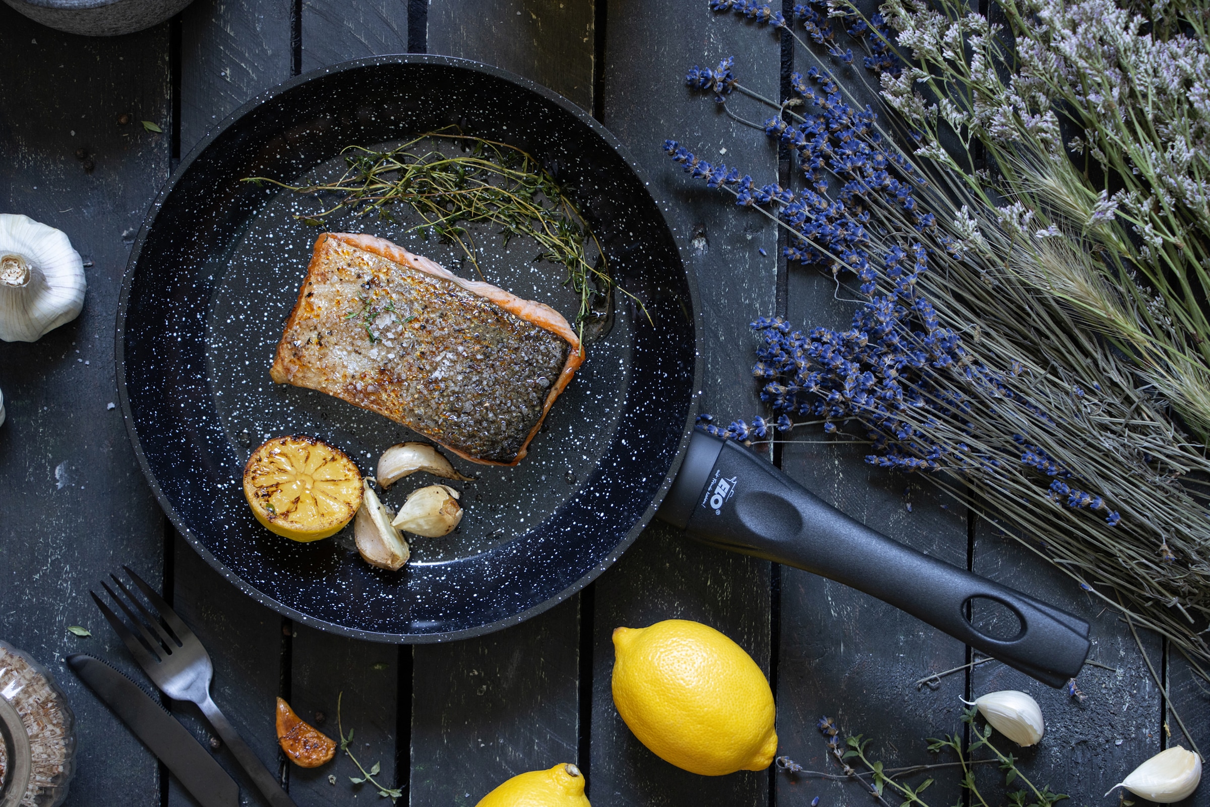 Elo Bratpfanne »Belugo, Pfanne 32 cm mit Gegengriff« Aluminium 1 Stk. tlg. mit Gegengriff