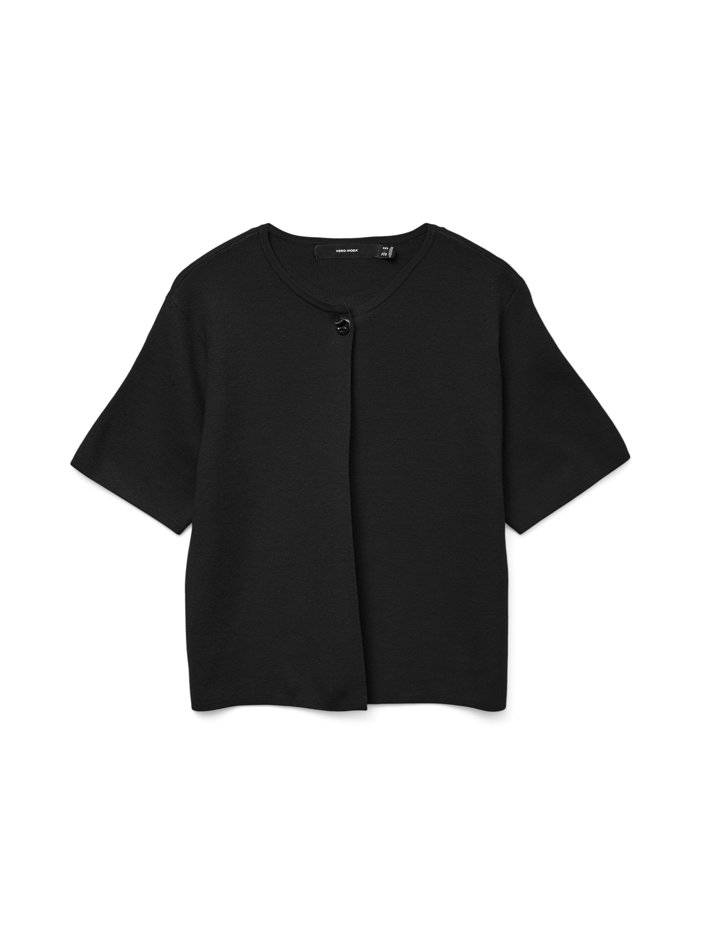 Vero Moda Strickjacke »VMGOLD SS O-NECK ONE BUTTON CARDIGAN«
