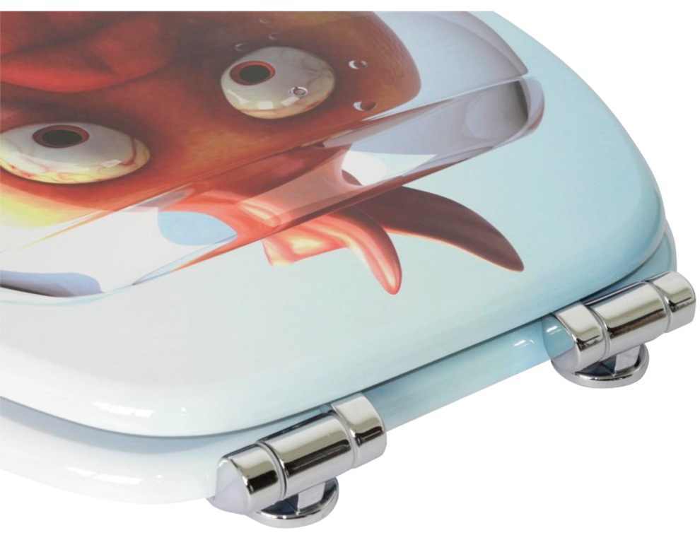 Sanilo Badaccessoire-Set »Goldfisch«, (Komplett-Set, 3 tlg.), bestehend aus WC-Sitz, Badteppich und Waschbeckenstöpsel
