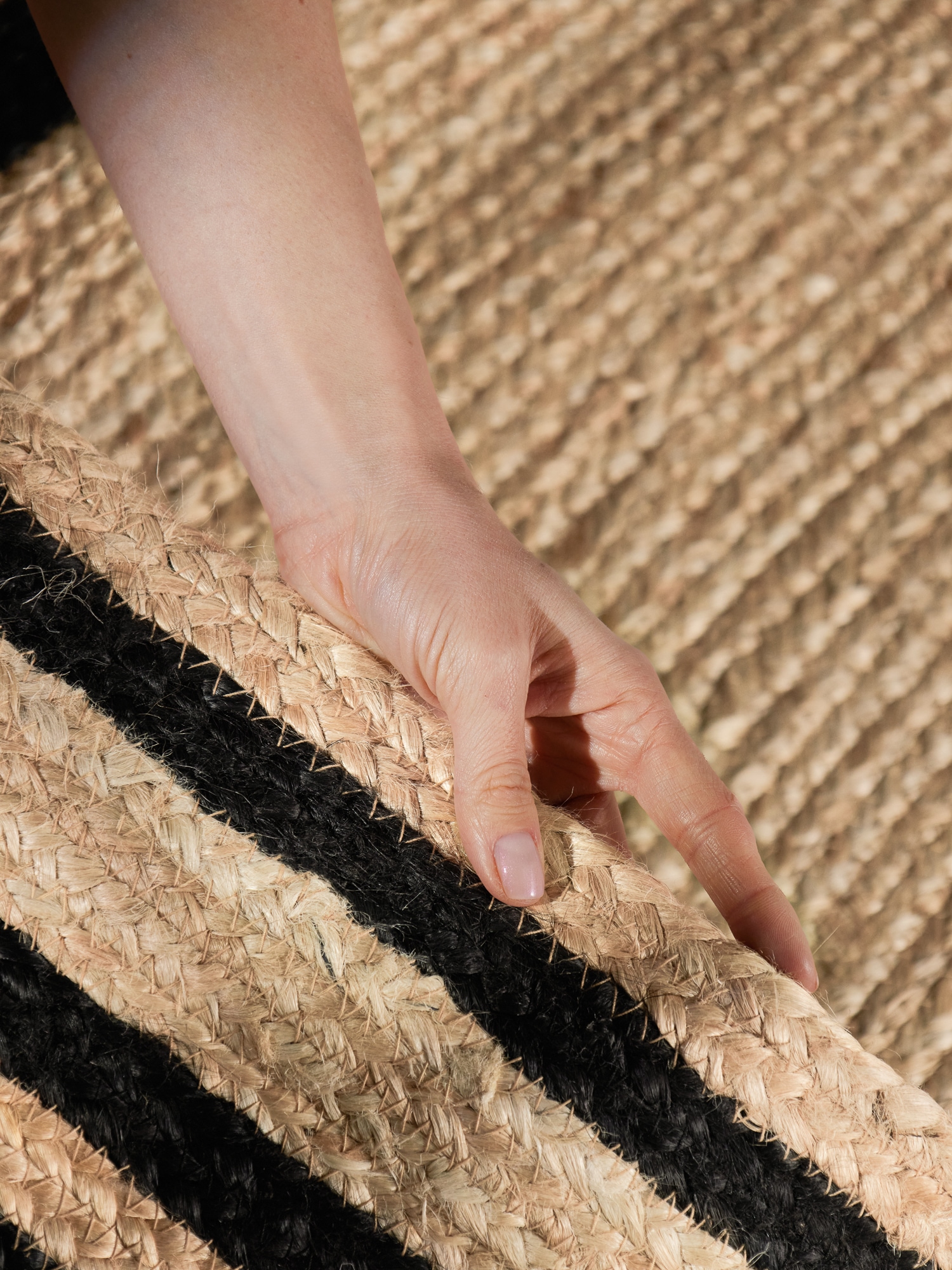 HANSE Home Teppich »Looma Juteteppich« rechteckig 7 mm Höhe Handgewebt, Jute Naturteppich, Boho, Wohnzimmer, Schlafzimmer