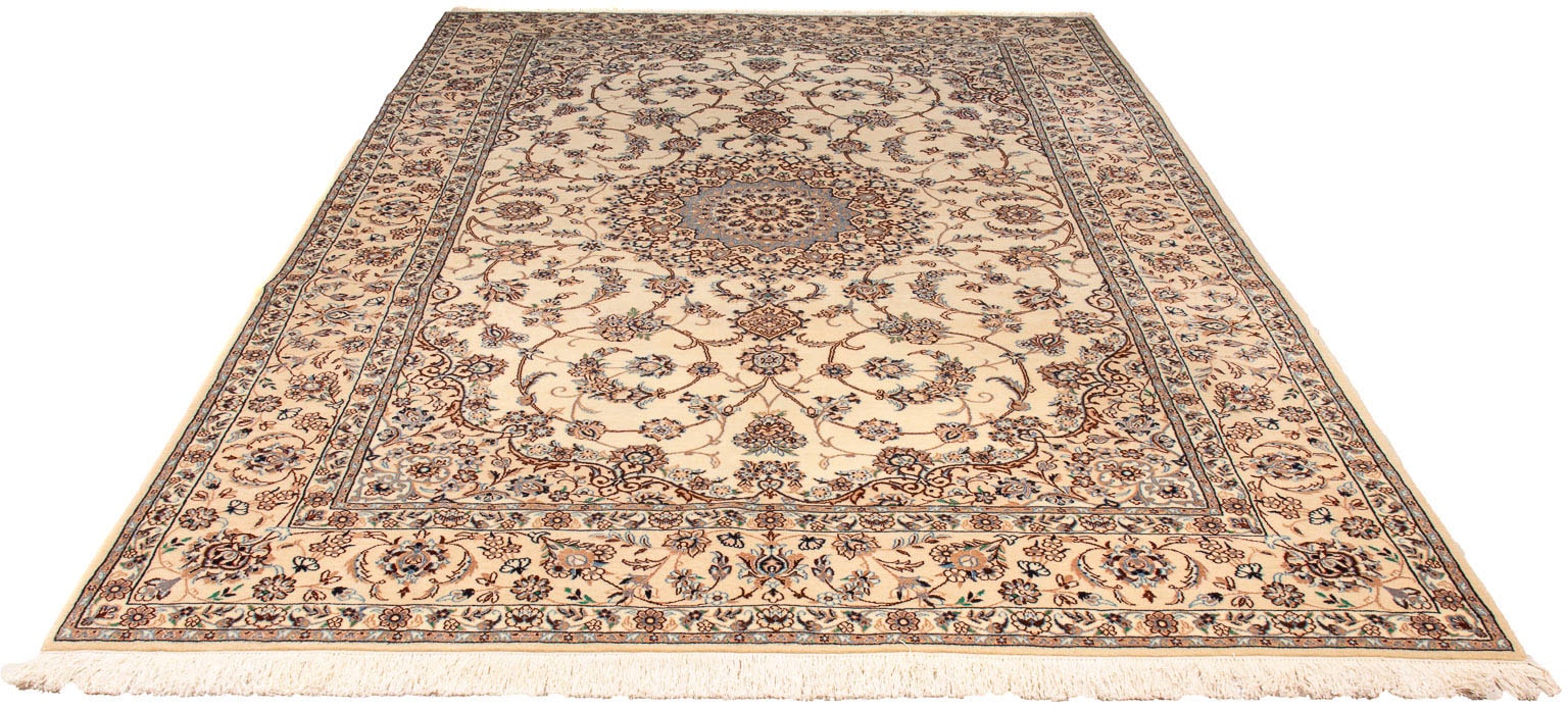 morgenland Orientteppich »Perser - Nain - Royal - 337 x 210 cm - beige«, re günstig online kaufen