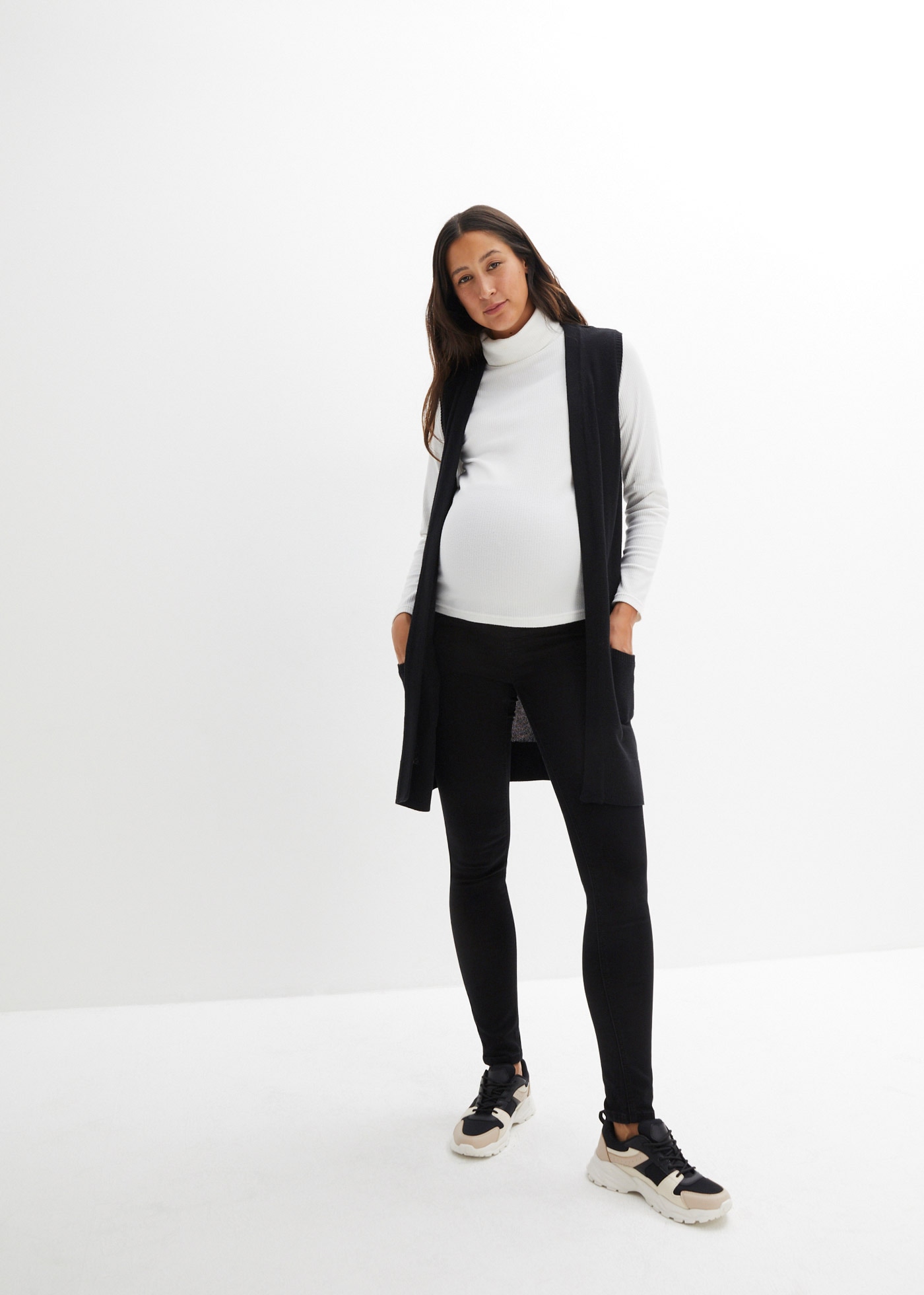 bonprix Umstandsjeans »Wärmende Umstandsjeggings mit leicht angerauter Innenseite« Wärmende Umstandsjeggings mit leicht angerauter Innenseite