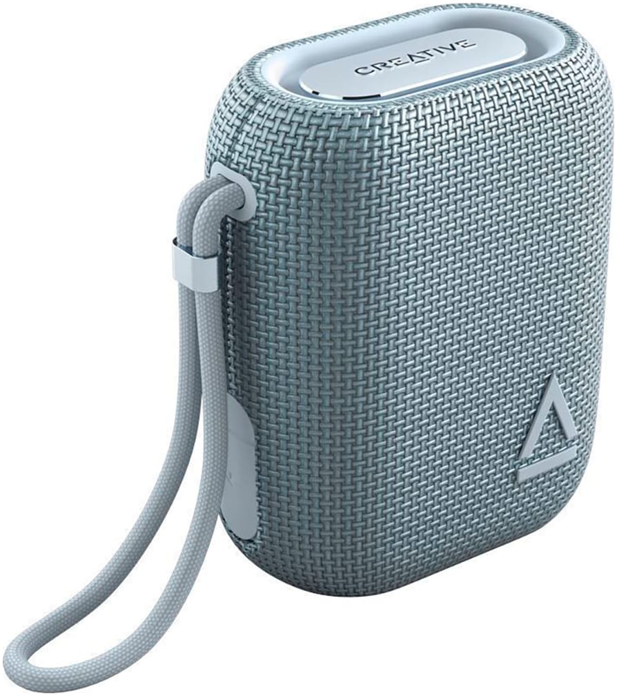 Creative Bluetooth-Lautsprecher »MuVo Flex tragbar, wasserfest, grau«, Kabelloses Streaming