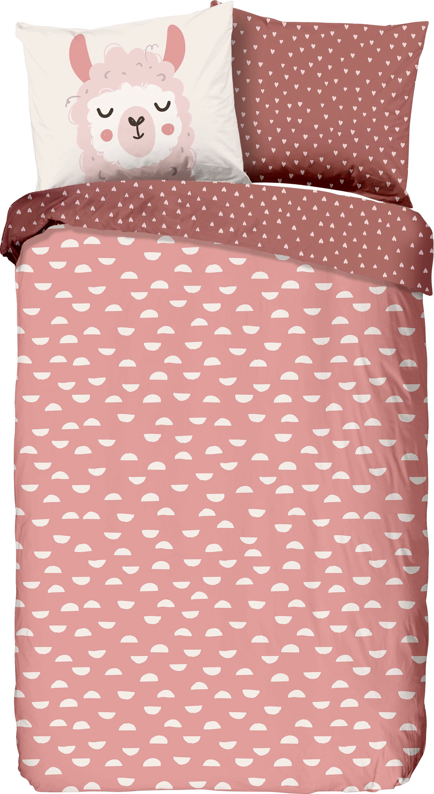 good morning Kinderbettwäsche »Lama«, (2 tlg.), 100% Baumwolle kaufen