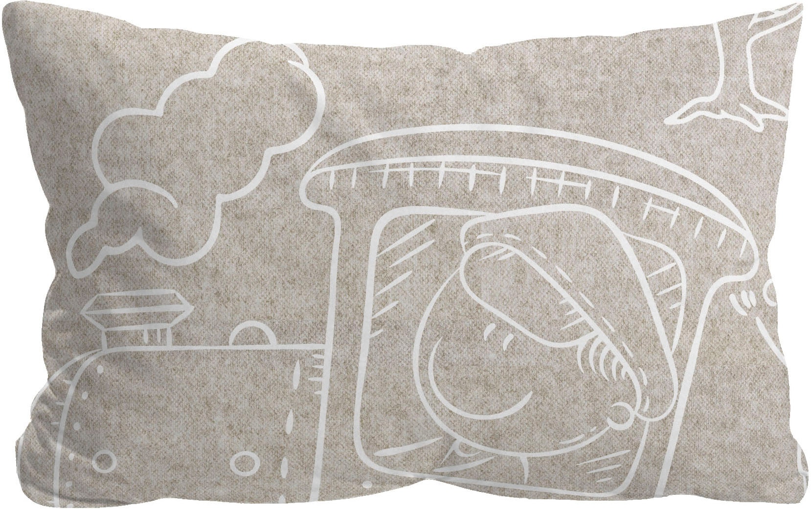 Biberna Kinderbettwäsche »0840521« 2 Stk. tlg. kuschelig warm, samtweich, Melange, 100% Baumwolle, made in Germany