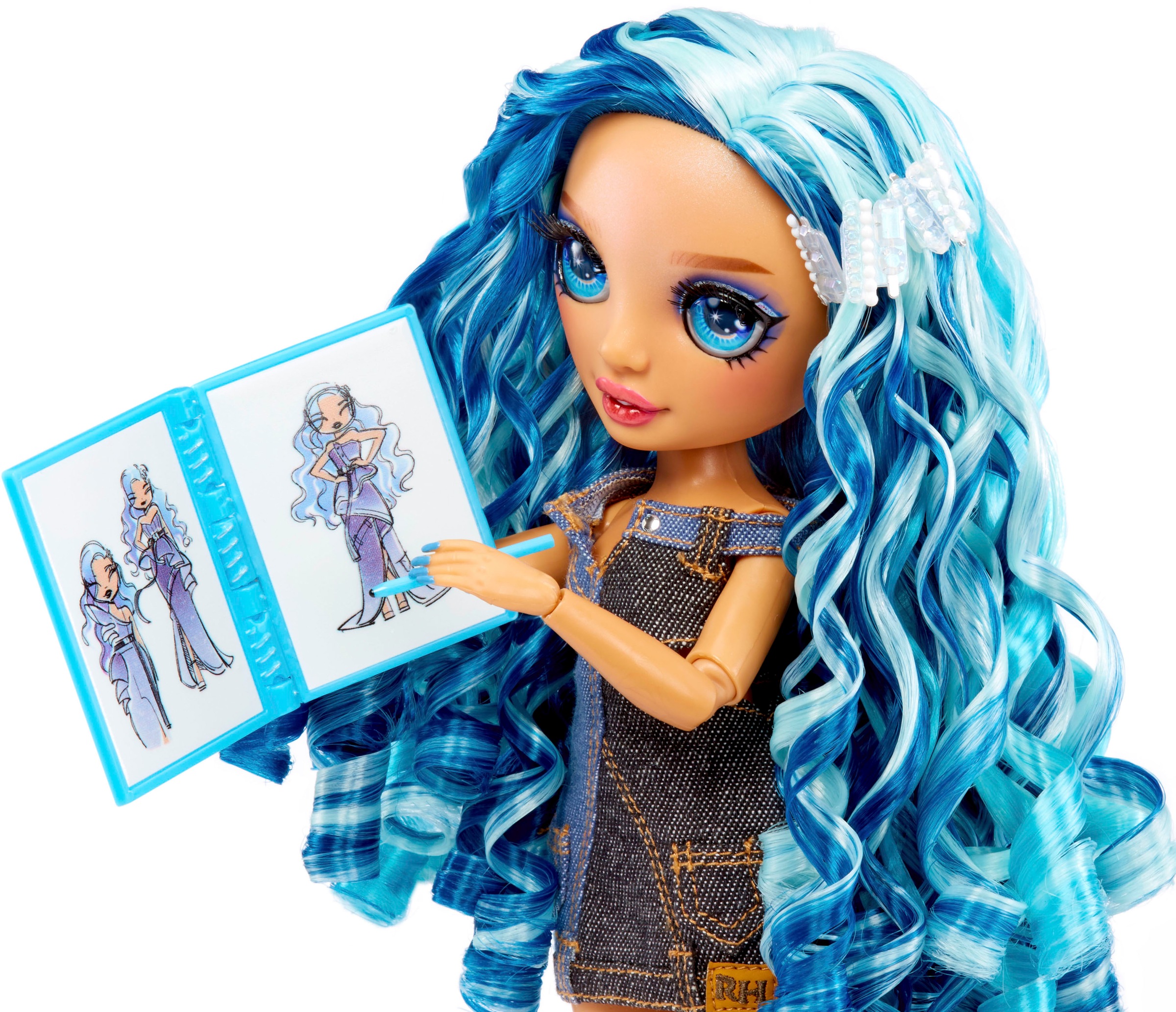 RAINBOW HIGH Anziehpuppe »Rainbow High Fantastic Fashion - Skyler (blue)«, inklusive 2. Outfit