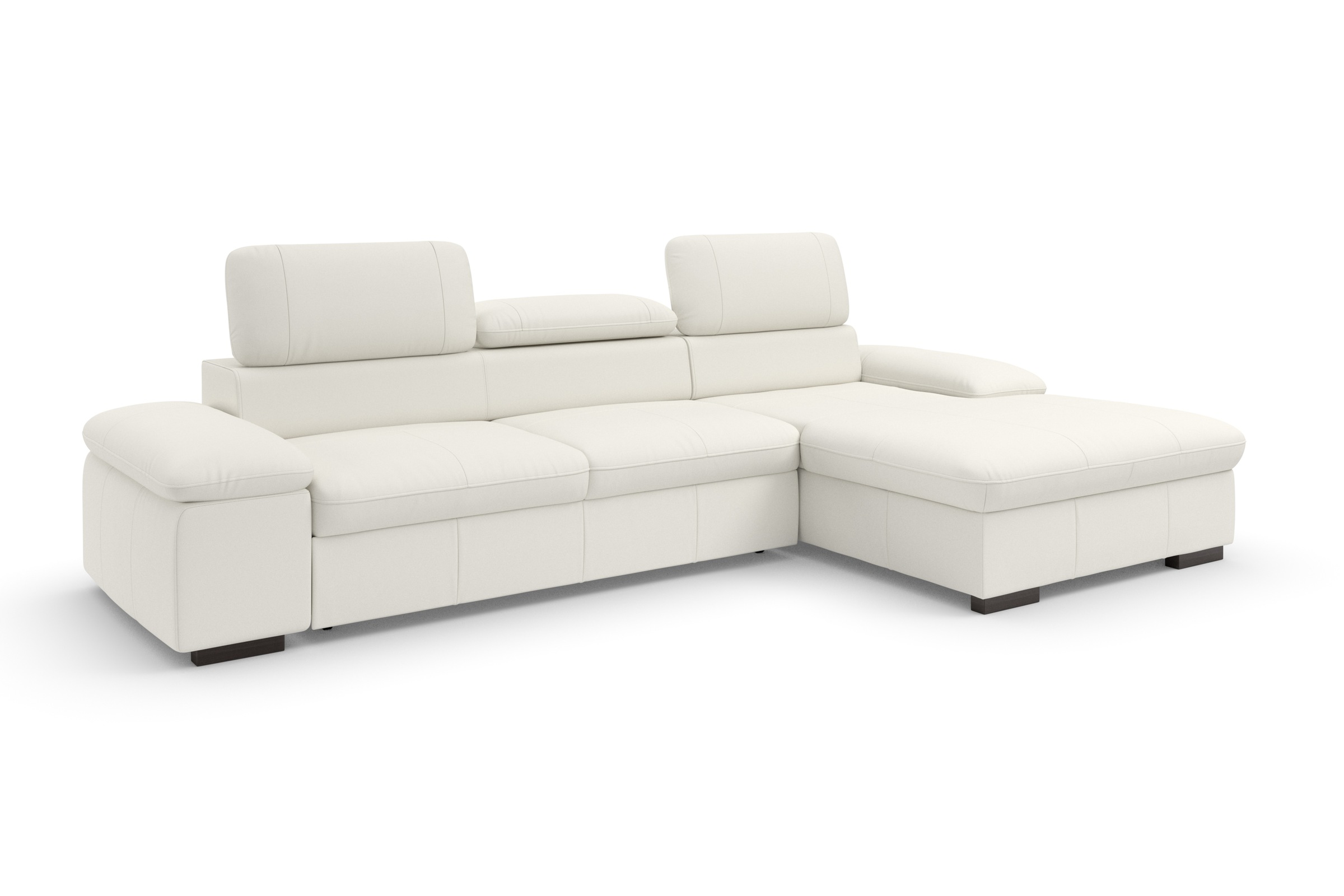 Home affaire Ecksofa »Alberto L-Form«, mit Kopfteilverstellung, wahlweise mit Bettfunktion
