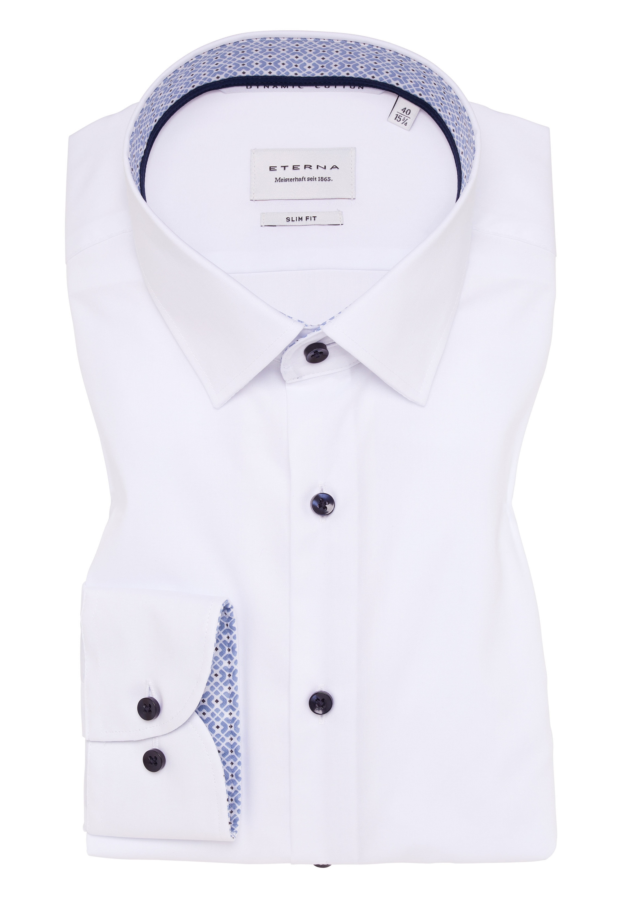 Eterna Langarmhemd »SLIM FIT« NON IRON (bügelfrei)