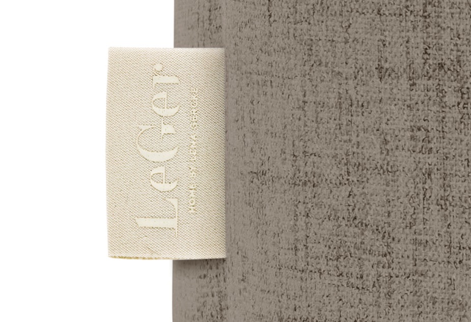 LeGer Home by Lena Gercke Ecksofa »Dilara L-Form« gerundete Rückenlehne und Front, in 3 Bezugsqualitäten