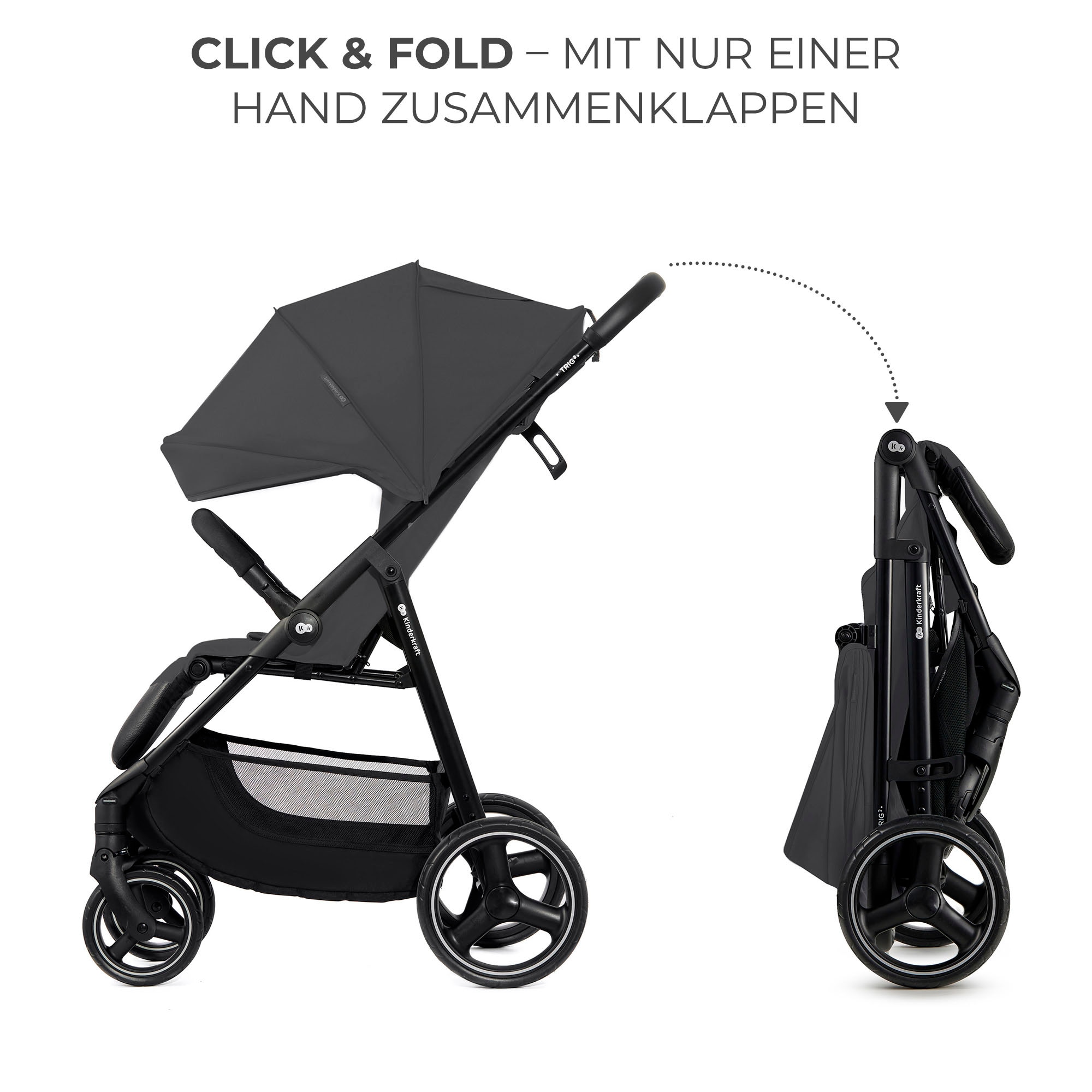 Kinderkraft Kinder-Buggy »TRIG 3«, 22 kg
