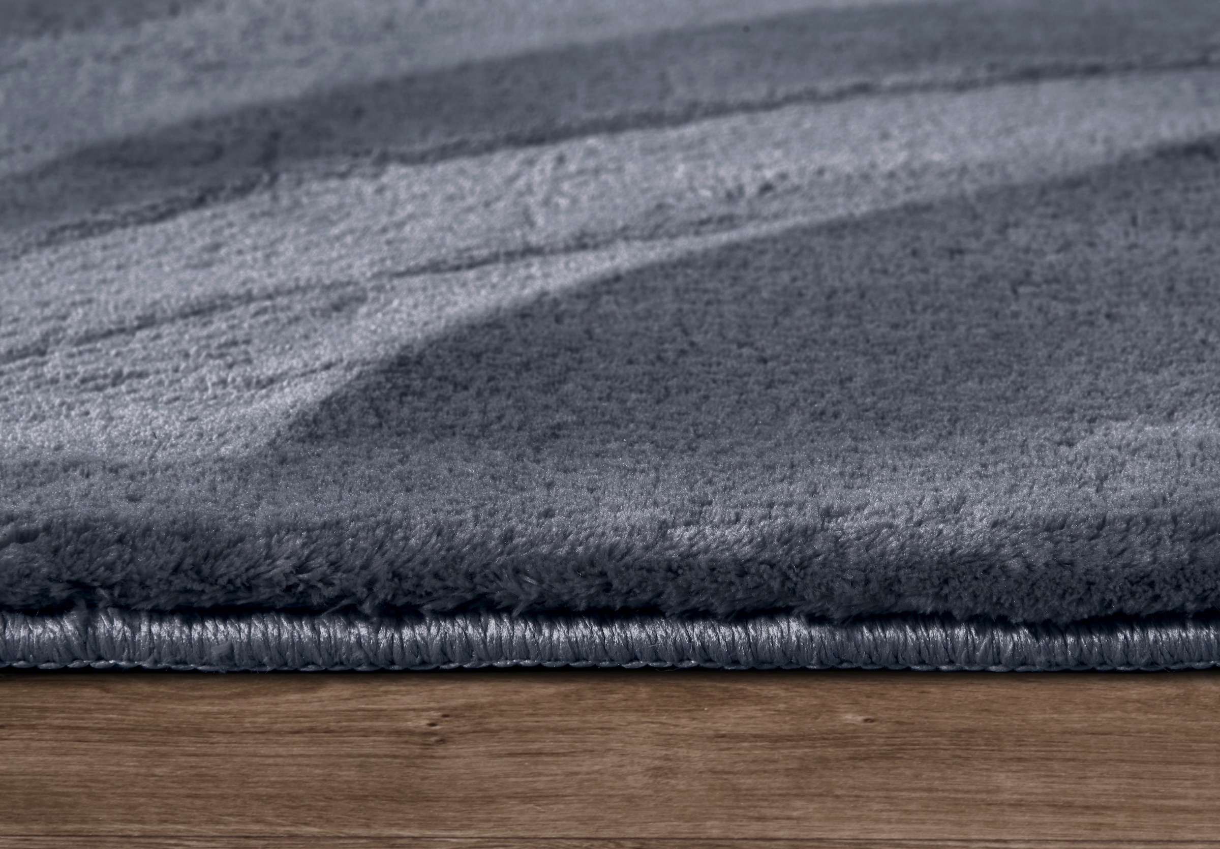 Villeroy & Boch Teppich »Leon«, rechteckig, 15 mm Höhe, Langflor, Shaggy, uni, flauschig weich, glänzend, Kaninchenfell Haptik
