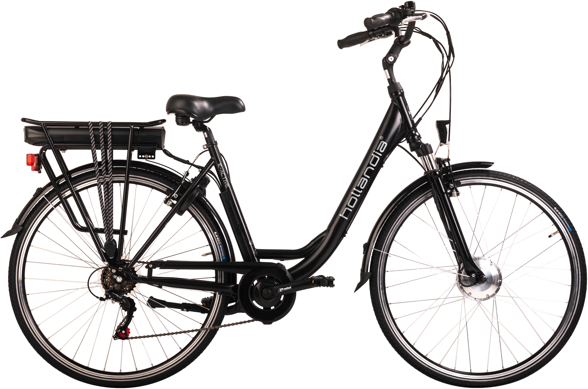 Adore E-Bike »E-Active«, 6 Gang, Shimano, Tourney, Frontmotor 250 W, Pedelec, Elektrofahrrad für Damen u. Herren