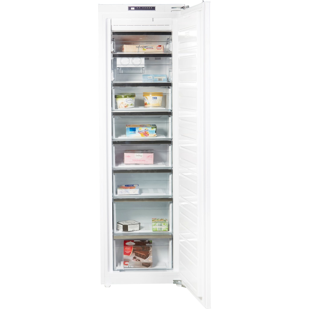 Sharp Einbaugefrierschrank »SJ-SE197E00X-EU«, 177 cm hoch, 54 cm breit