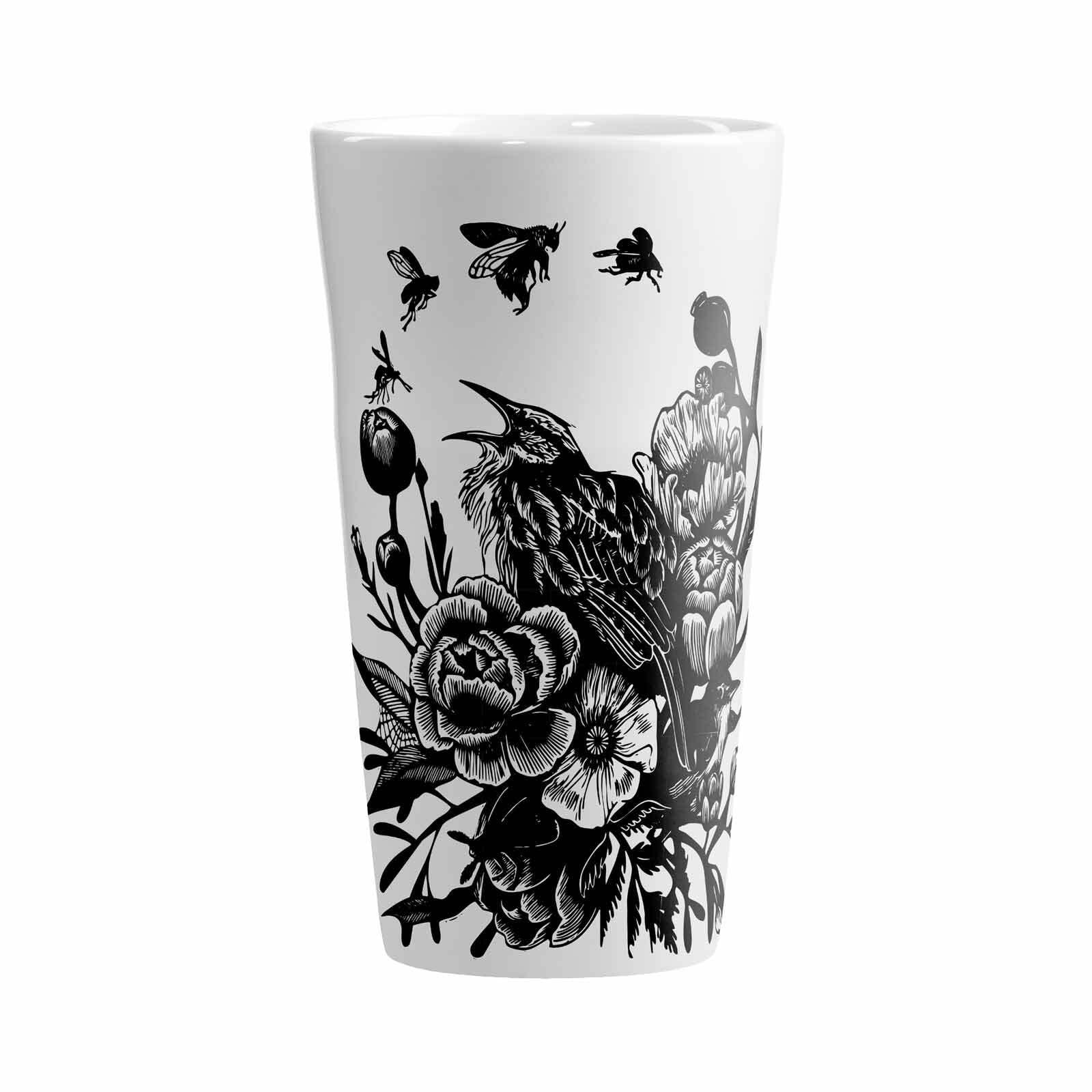 Ritzenhoff Becher »Kaffeebecher XL Genussklasse 525 ml schwarz-weiß«