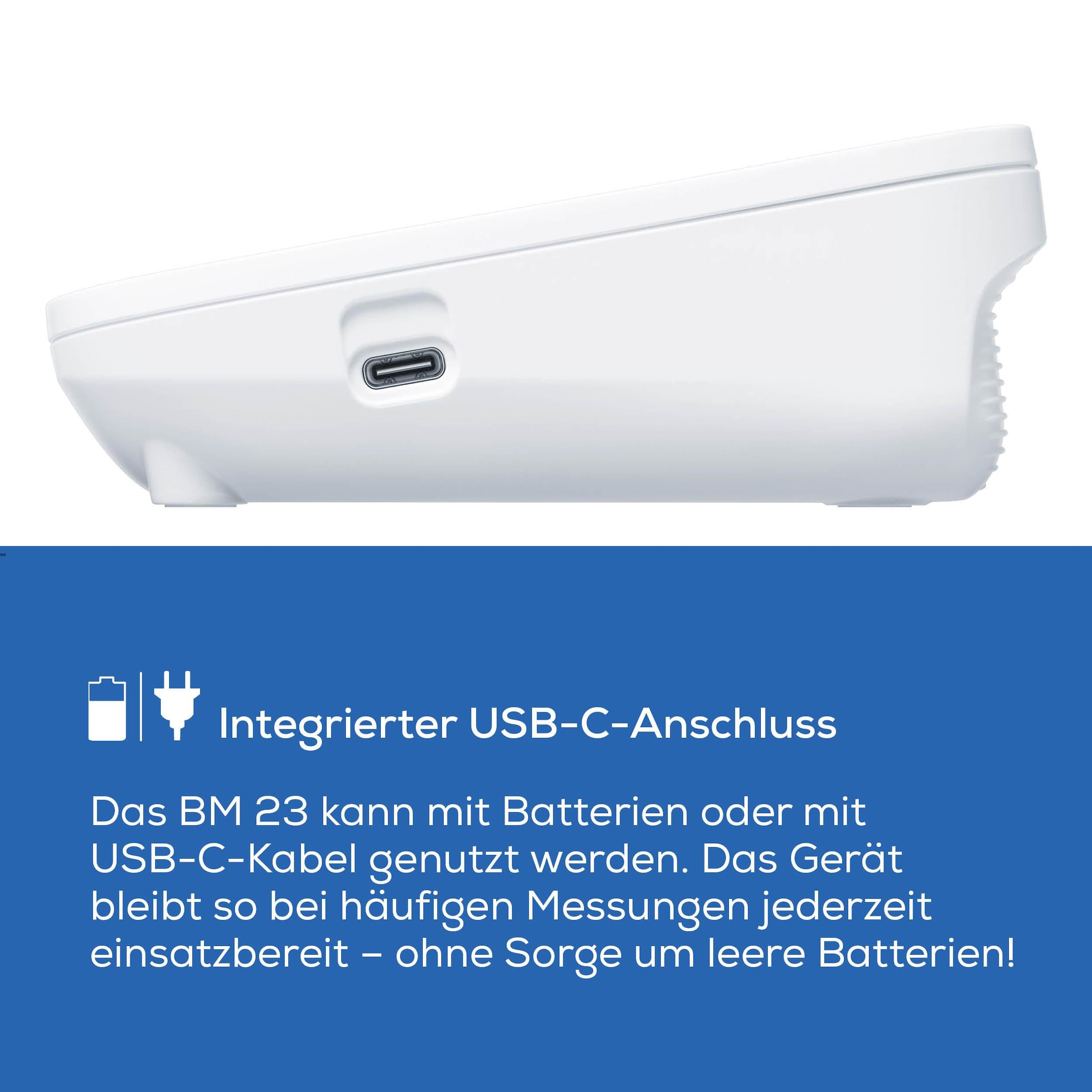BEURER Oberarm-Blutdruckmessgerät »BM 23 mit Manschetten-Sitzkontrolle« Einfache Blutdruckmessung für Zuhause