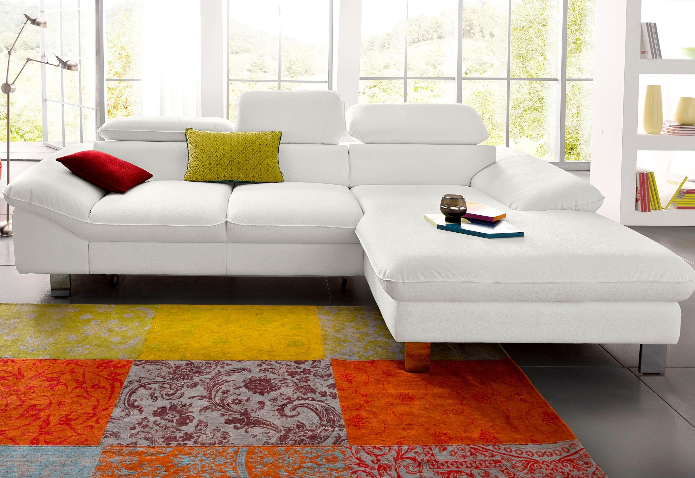 COTTA Ecksofa »Driver L-Form« mit Kopfteilverstellung, wahlweise mit Bettfu günstig online kaufen