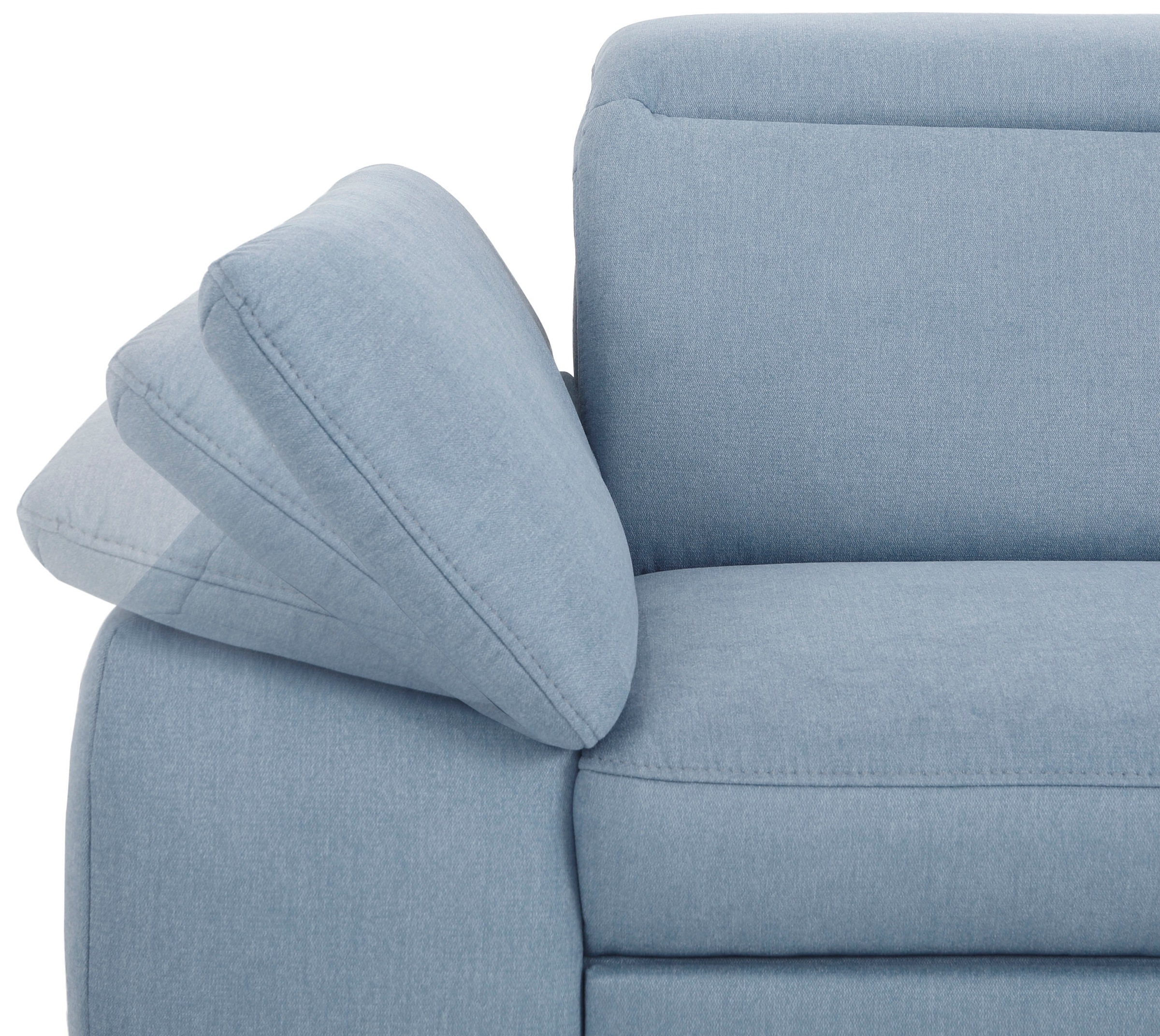 Home affaire Ecksofa »Mauritius L-Form«, mit Ottomane, mit Kopfteil- und Armlehnverstellung