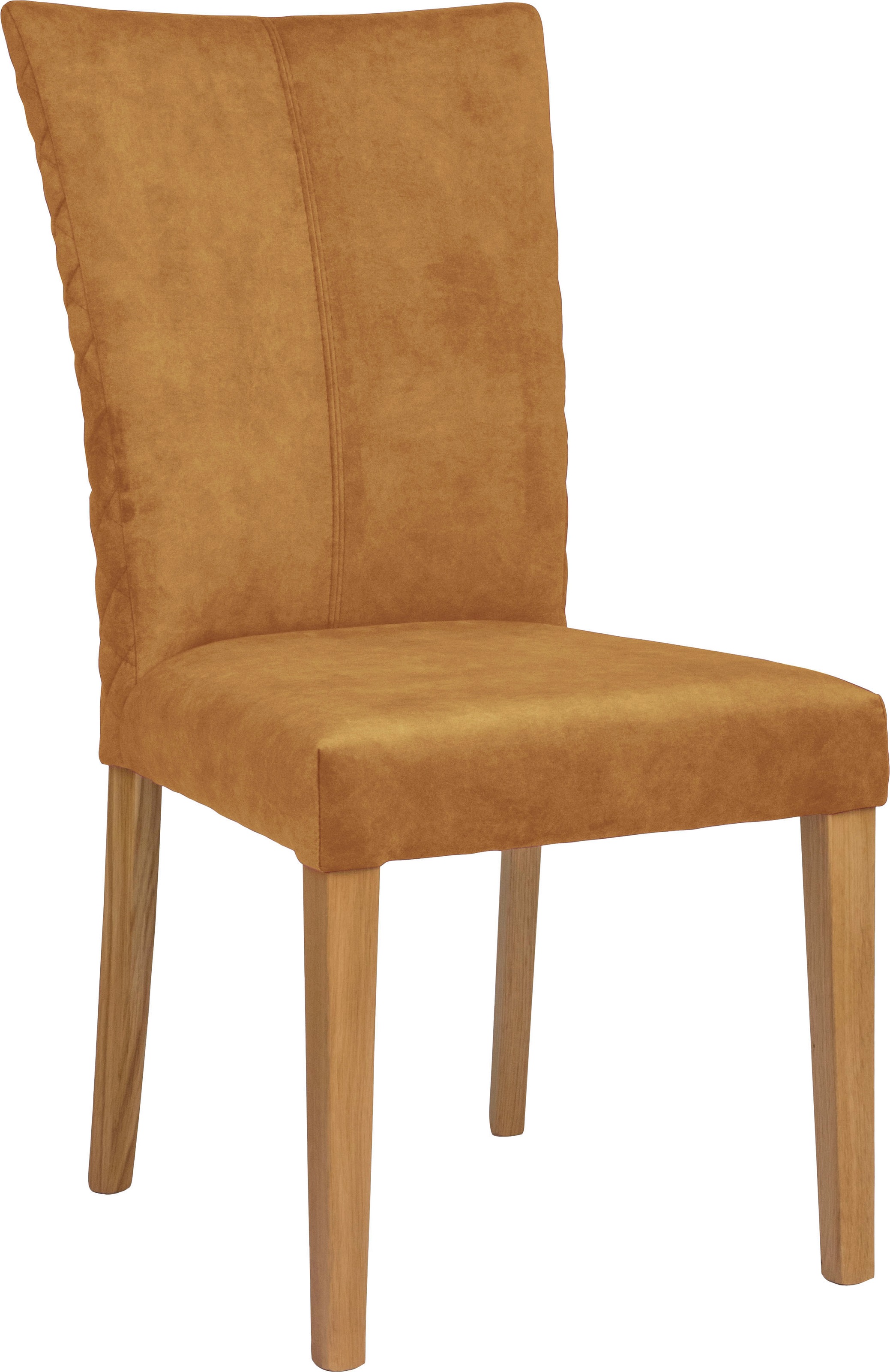 Leonique Esszimmerstuhl »Vence« (Set) 2 Stk. Samtvelours mit Rautensteppung günstig online kaufen