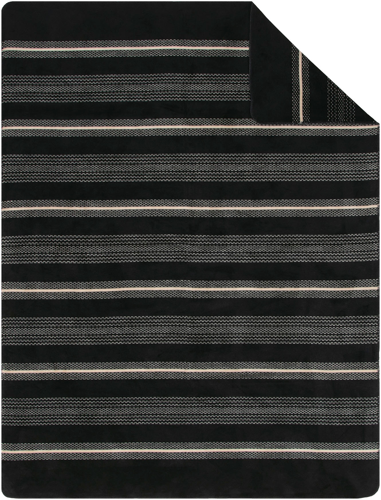 IBENA Wohndecke »Wohndecke Cartagena«, in minimalistischem Streifendesign
