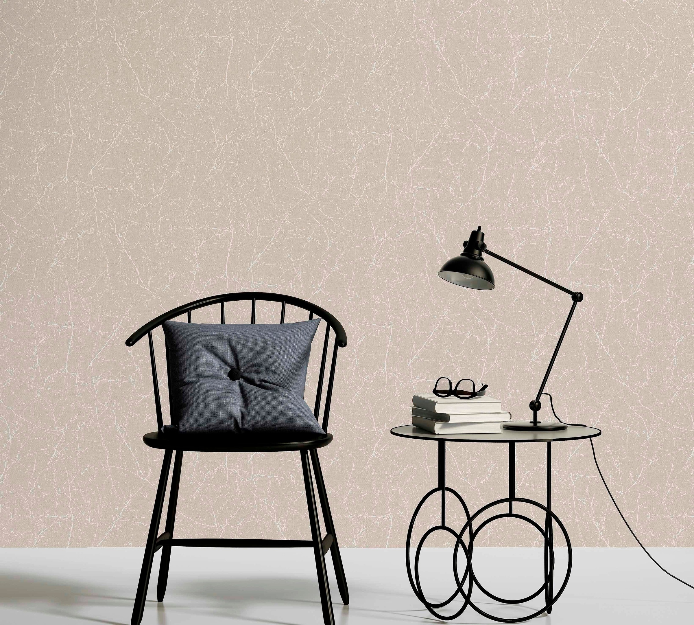 A.S. Création Vliestapete »Terra Tapete mit Ästen« matt strukturiert Natur-Tapete Landhaus Floral