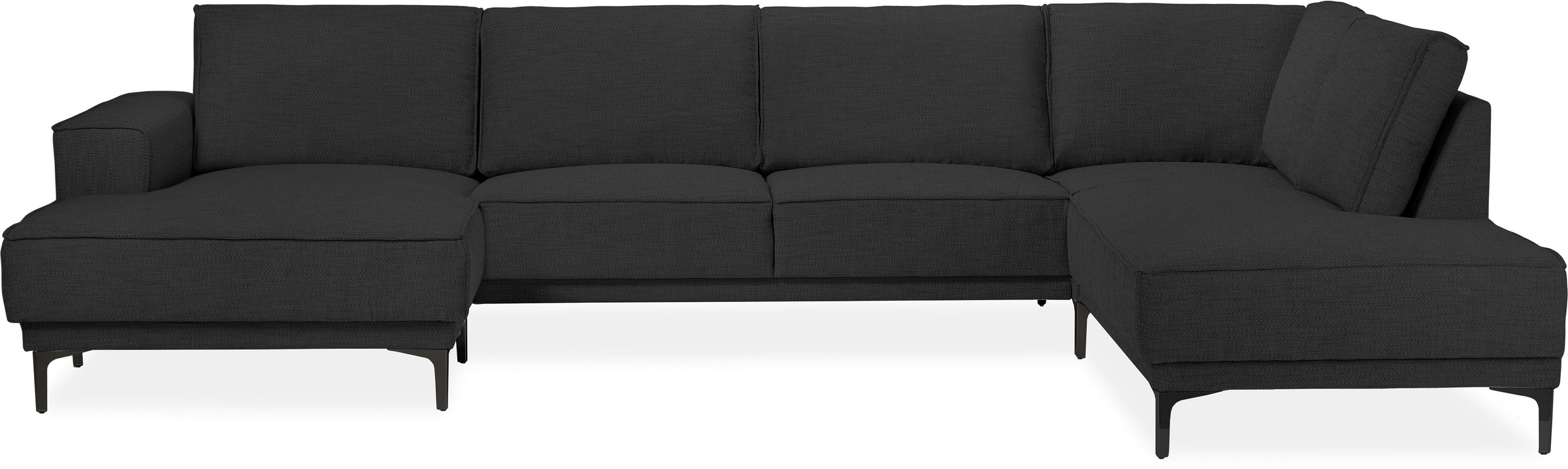 OTTO home Wohnlandschaft »XXL Sofa Oland, Struktur, Flachgewebe, Luxus-Micr günstig online kaufen