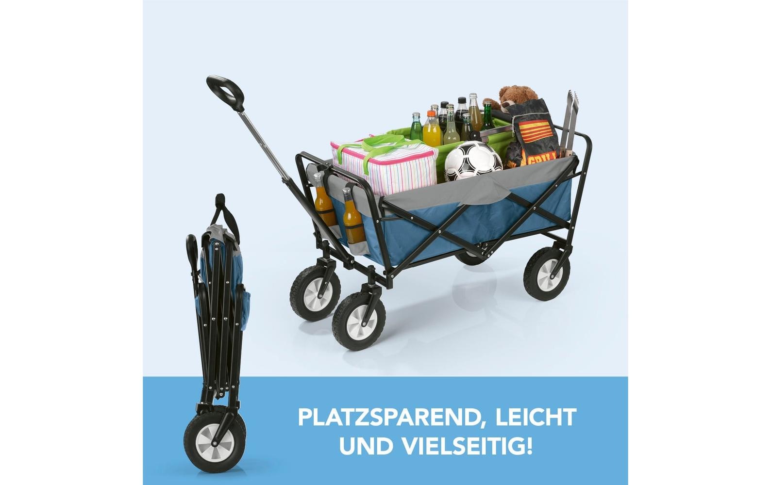 EASYmaxx Bollerwagen »100 x 50 x 61 cm« EASYmaxx 12252 Gartenwagen