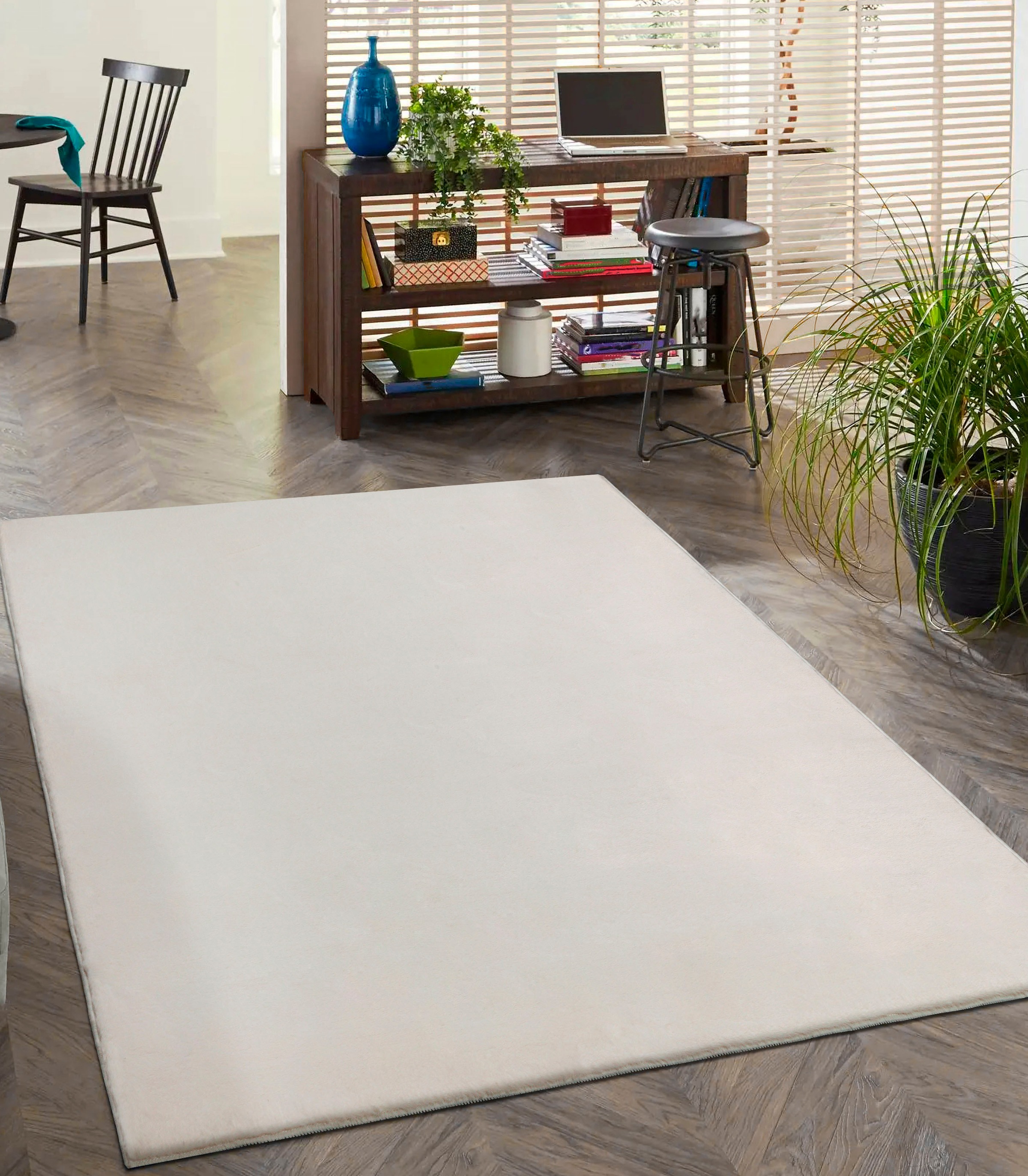merinos Teppich »Focus 47«, rechteckig, 11 mm Höhe, Fellteppich, weich und elegant, Wohnzimmer, Schlafzimmer