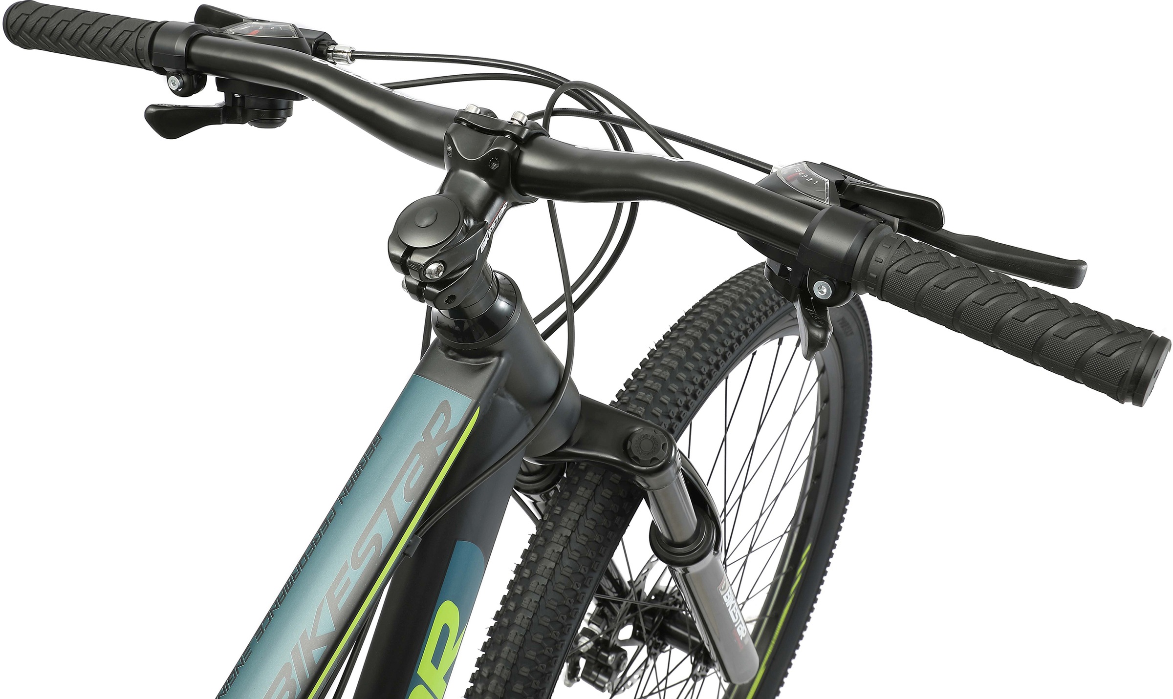 Bikestar Mountainbike, 21 Gang, Shimano, RD-TY300 Schaltwerk, Kettenschaltung, für Damen und Herren, Kettenschaltung