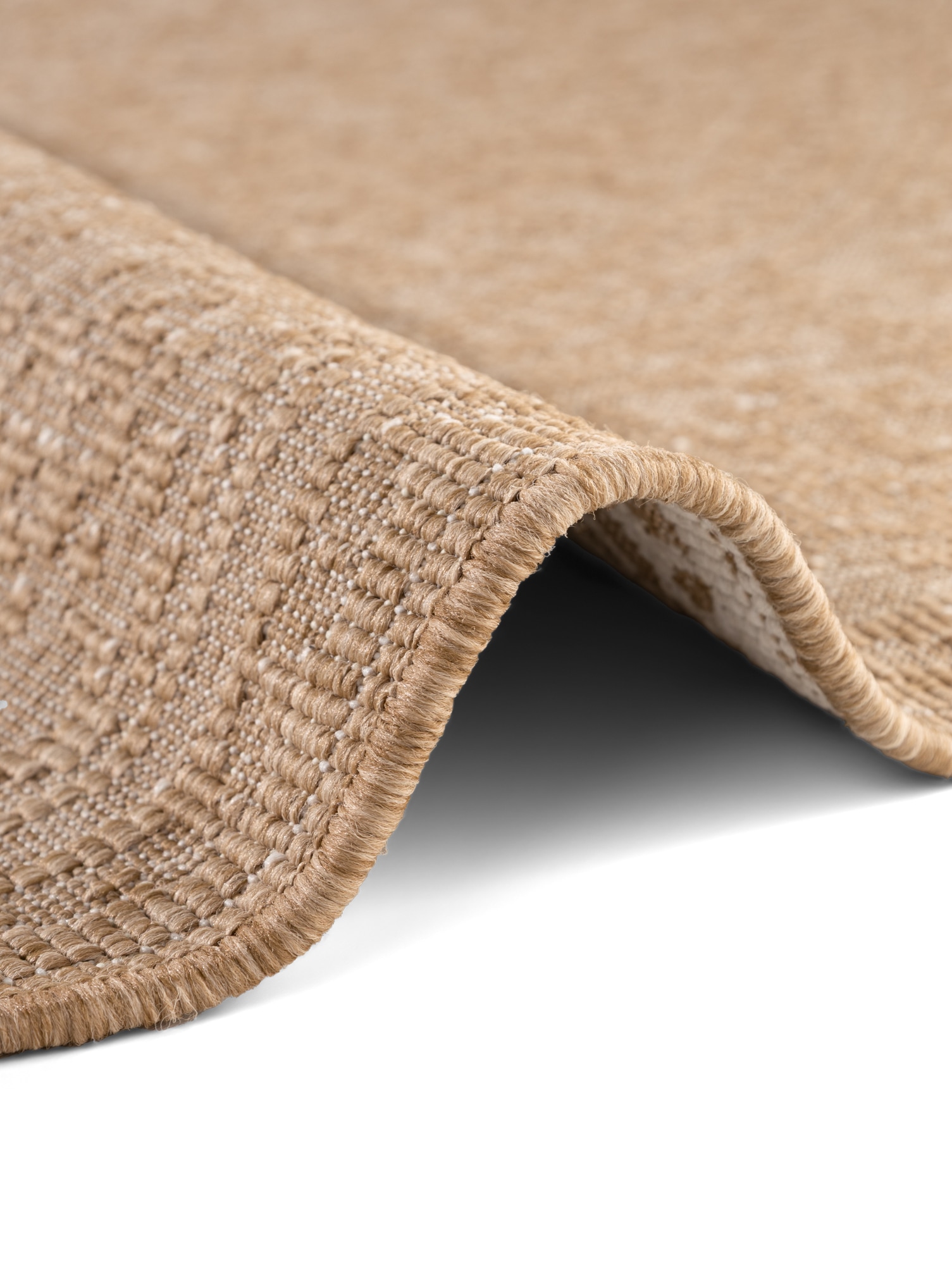 NORTHRUGS Outdoorteppich »Kona Wendeteppich«, rund, 5 mm Höhe, In und Outdoor, Flachgewebe, wetterfest, pflegeleicht, robust