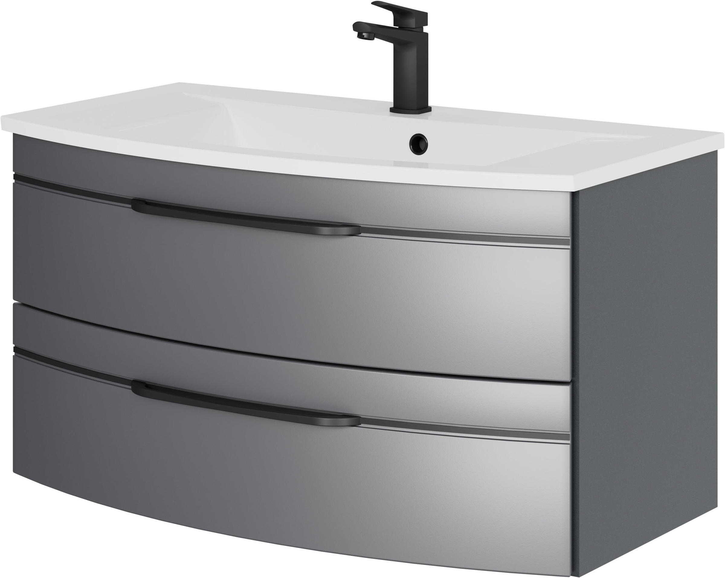 Saphir Waschtisch »Serie 7045 Mineralmarmor-Waschtisch und Unterschrank, 91 günstig online kaufen