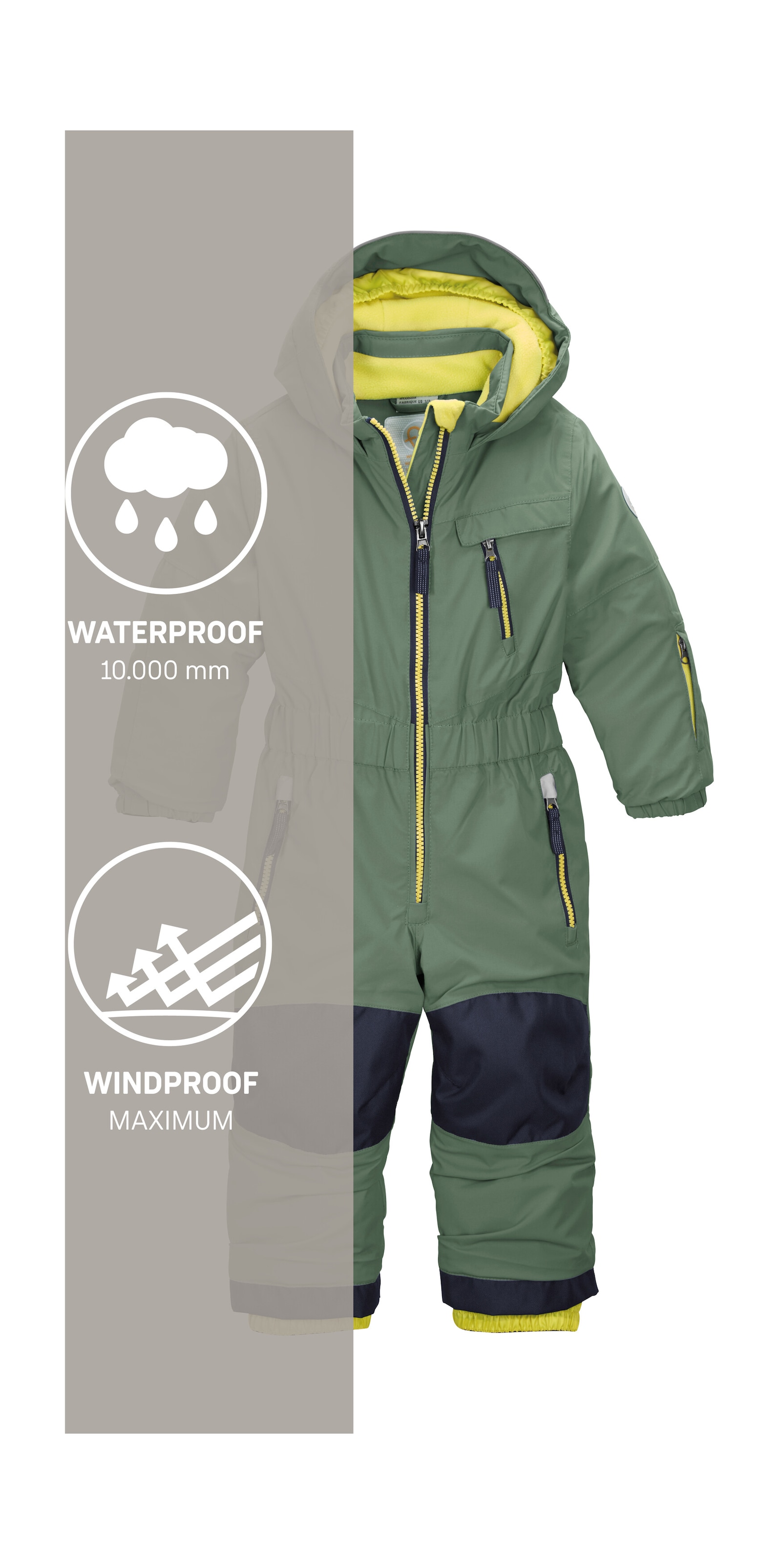 first instinct by killtec Overall »FISW 31 MNS ONPC« Skioverall: wasserdicht, atmungsaktiv, reflektierend, verlängerbar