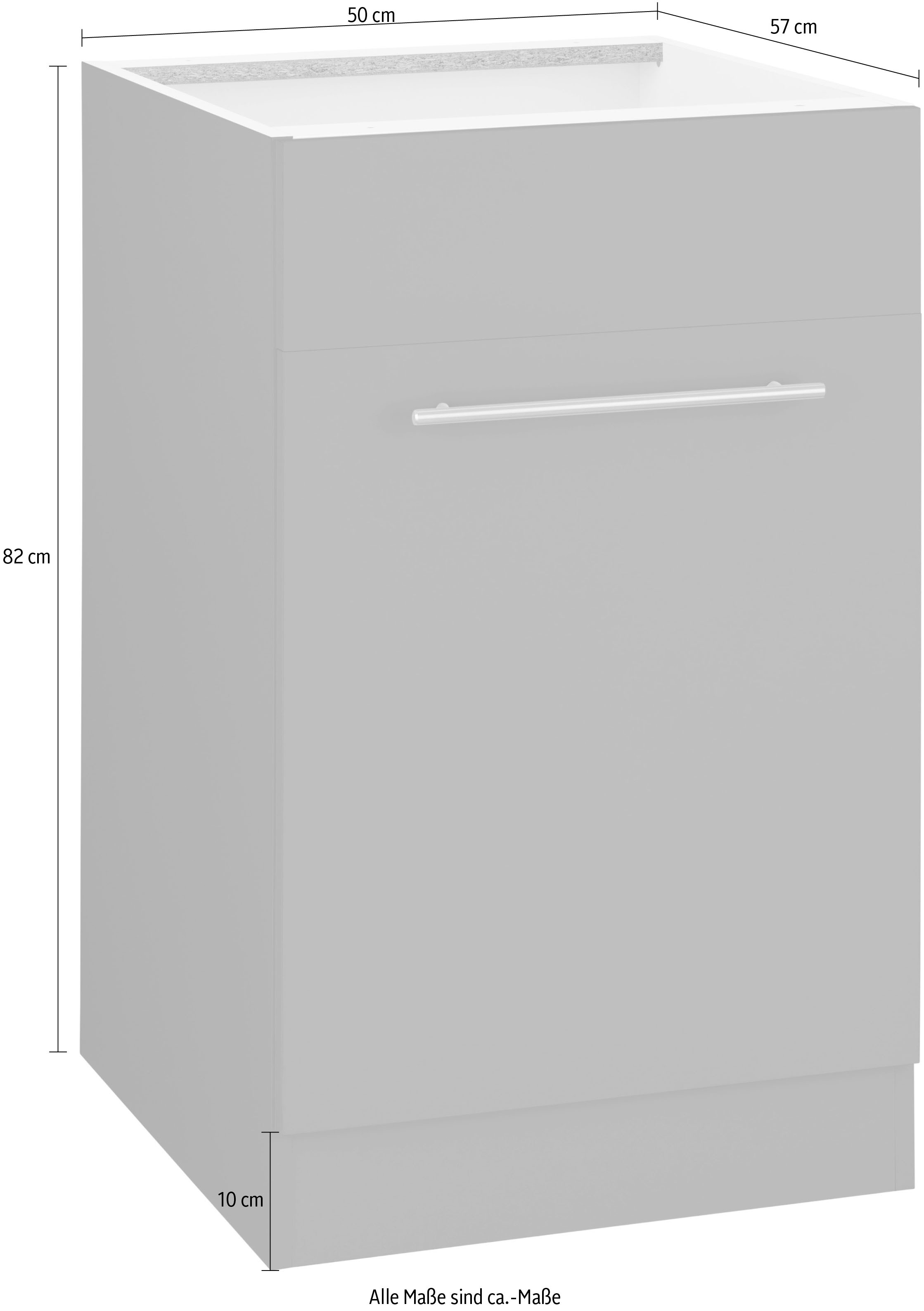 wiho Küchen Spülenschrank »Unna«, 50 cm online bestellen Arbeitsplatte ohne breit