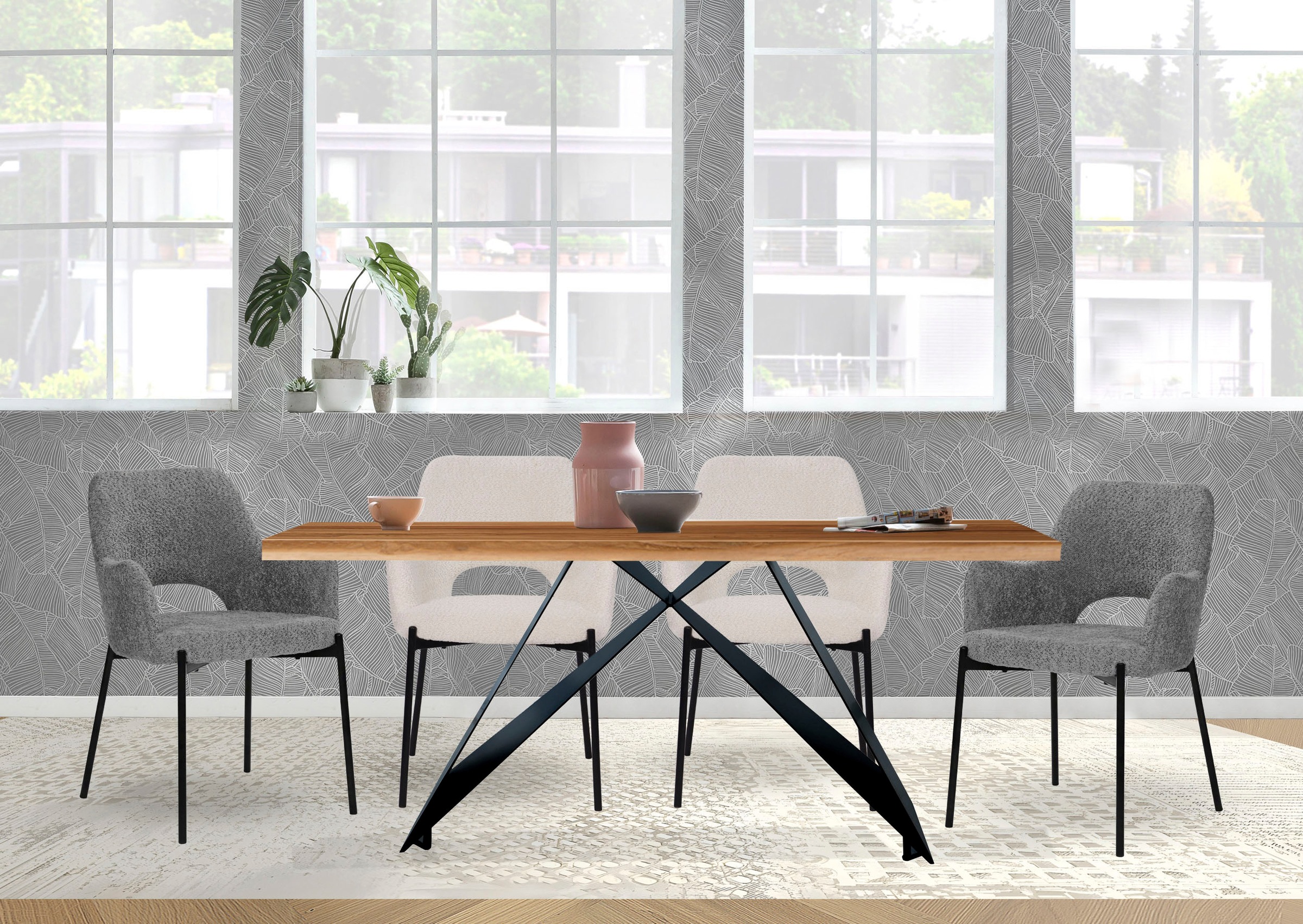 SIT Esstisch 1 Stk. tlg. Cross Base Gestell