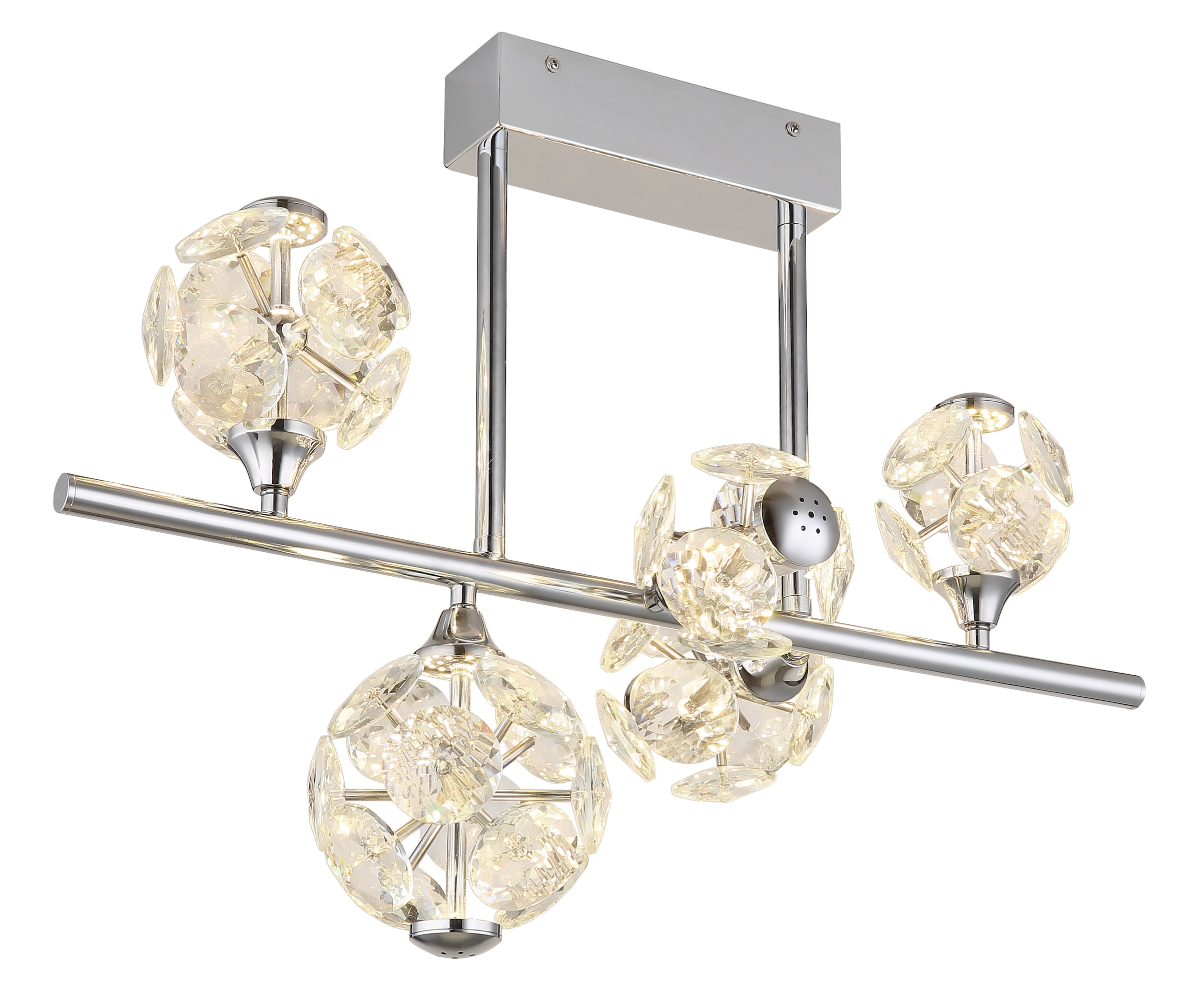 GLOBO LIGHTING LED Deckenleuchte »VIRINA« LED-Modul 1 Stk. Warmweiß Deckenl günstig online kaufen