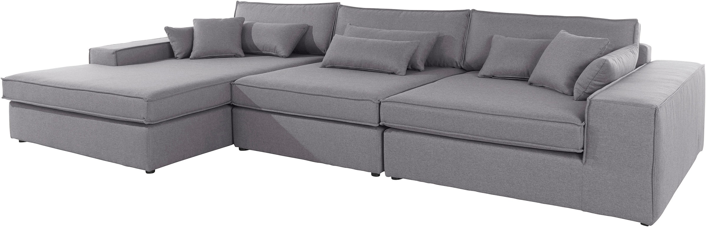 RAUM.ID Ecksofa »Enid L-Form«, 3 Teile, bestehend aus Modulen, in vielen Bezügen, auch in Breitcord