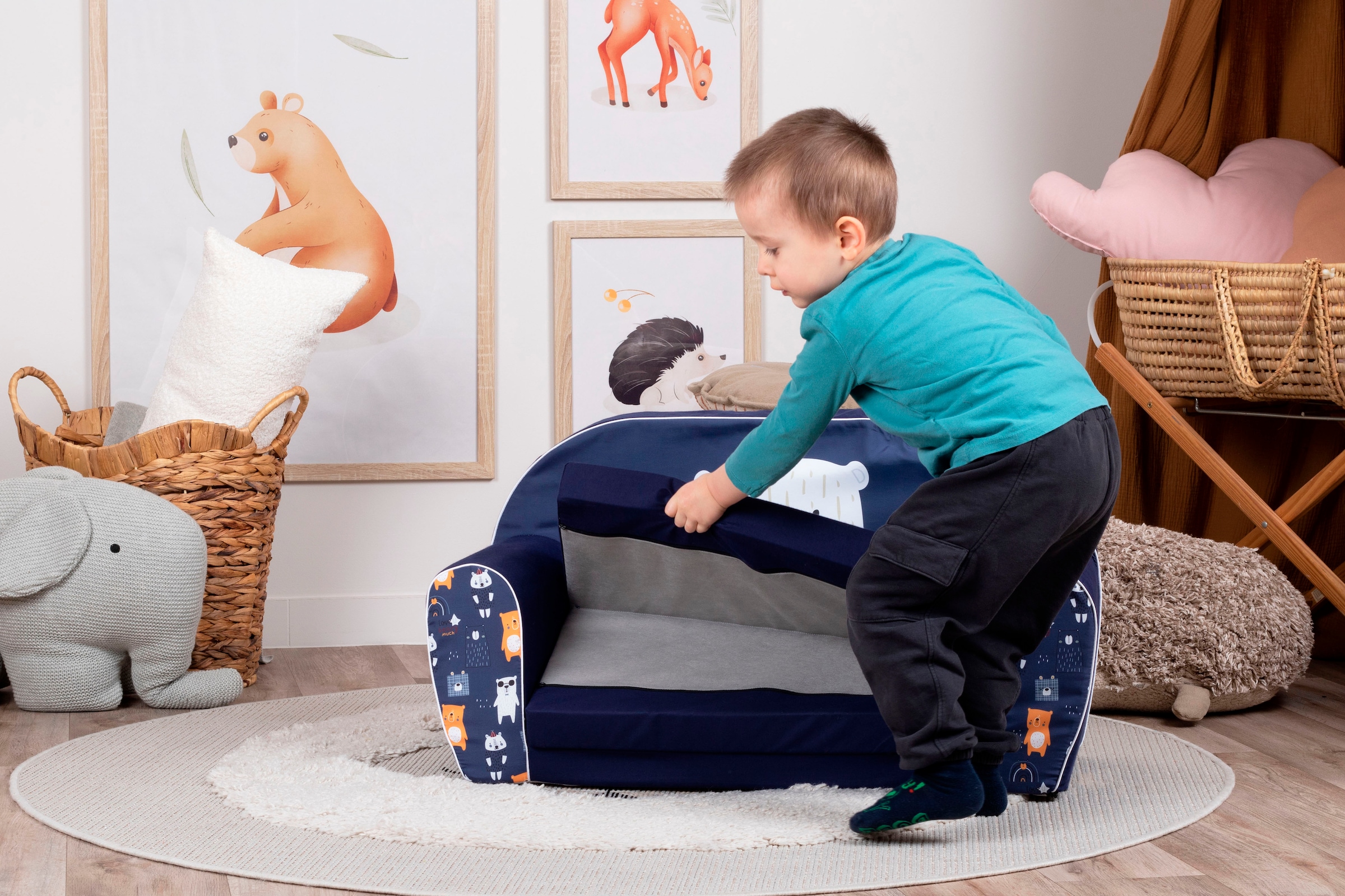 Knorrtoys® Sofa »Pretty bear«, für Kinder; Made in Europe